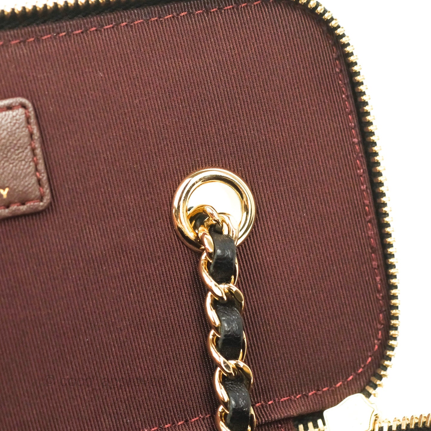Chanel Vanity Rectangular Black Lambskin Gold Hardware