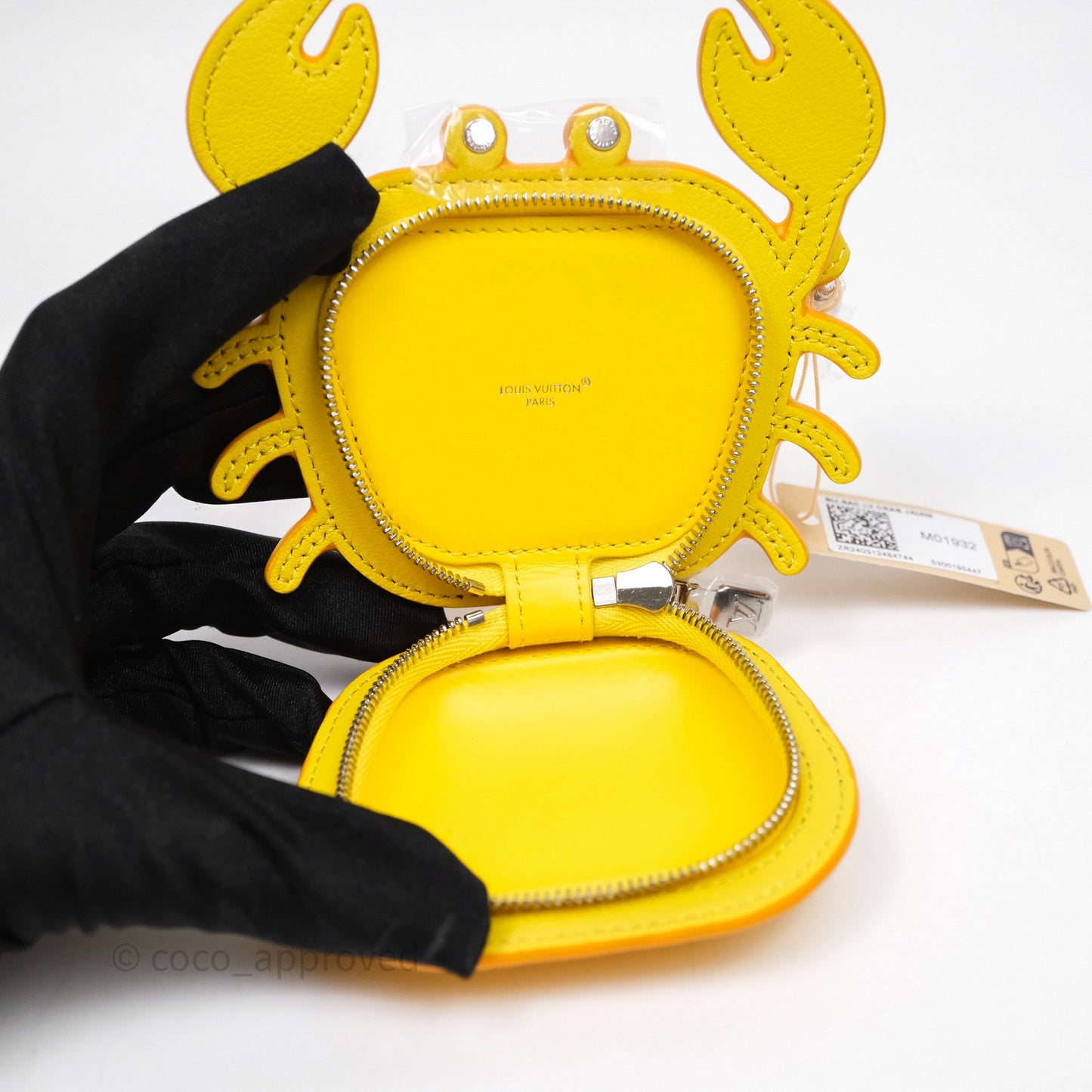 Louis Vuitton Crab Bag Charm Yellow