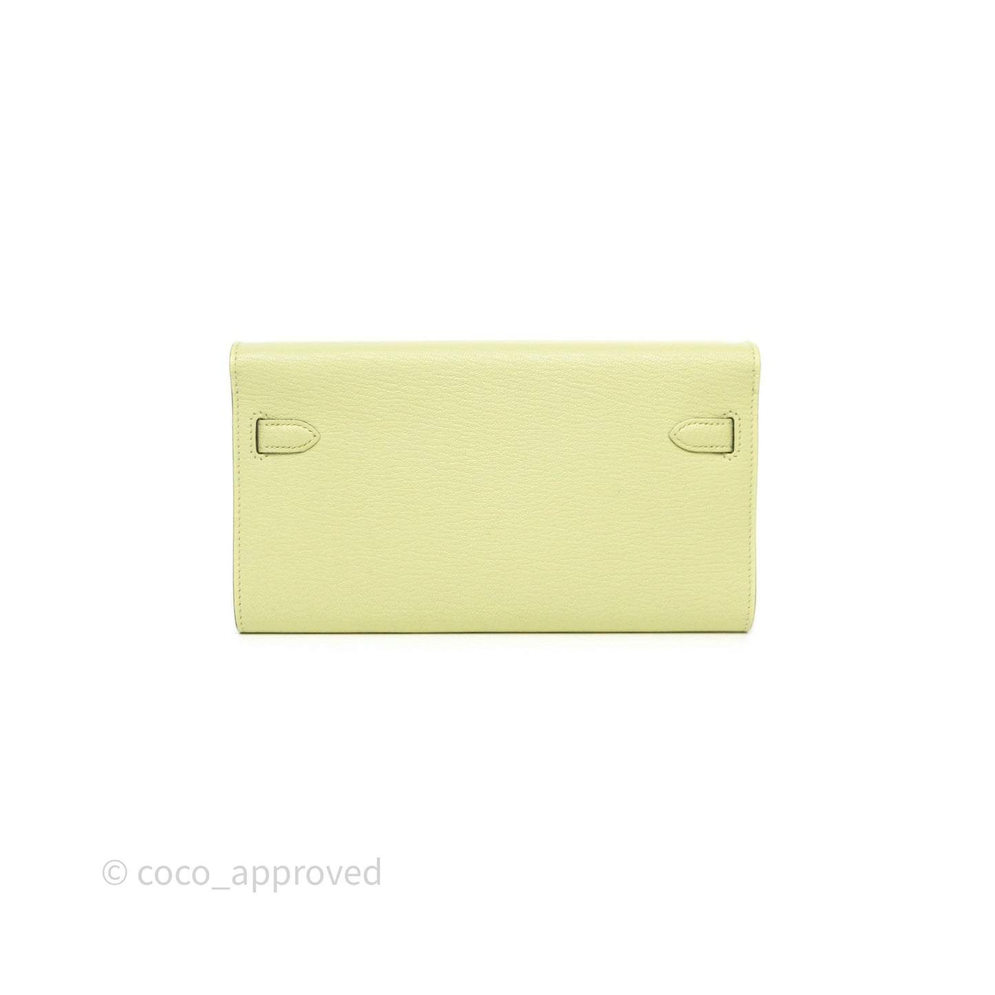 Hermès Kelly To Go Wallet Jaune Bourgeon R9 Chevre Mysore Palladium Hardware