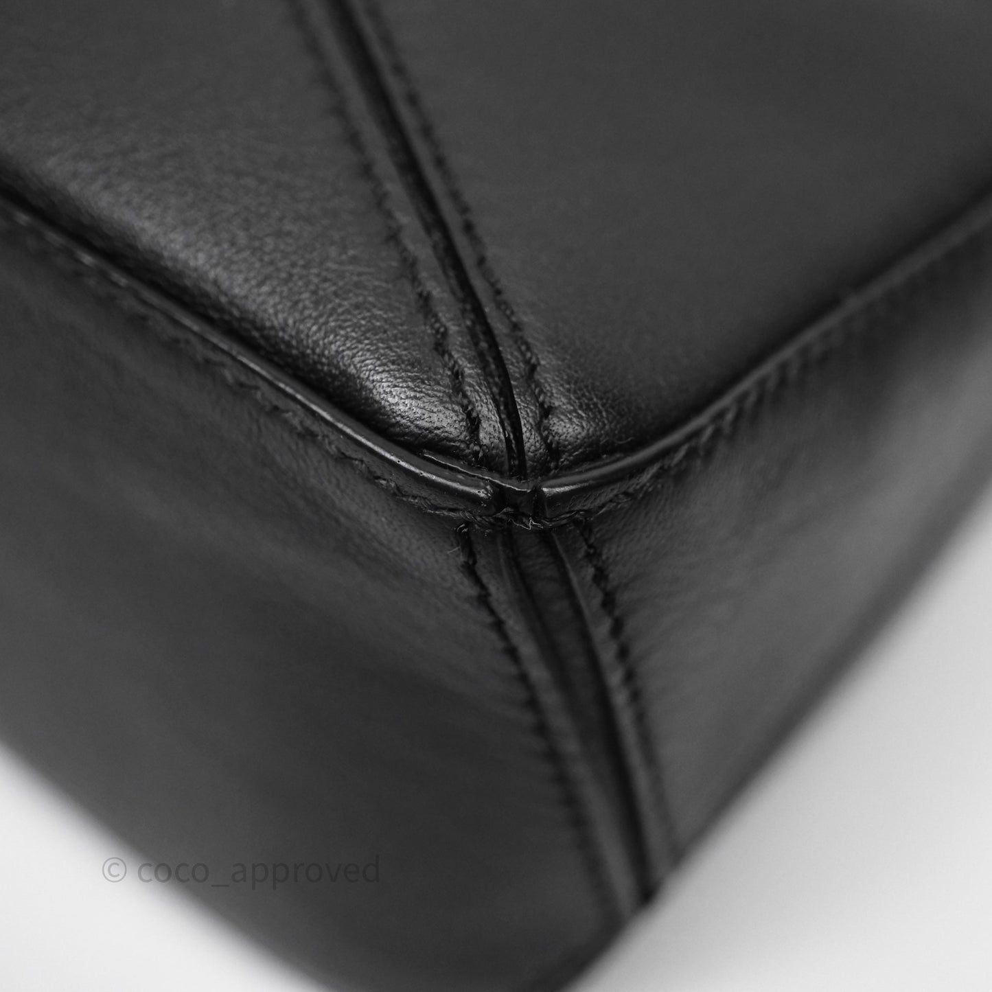 Loewe Mini Puzzle Bag Black Calfskin Silver Hardware