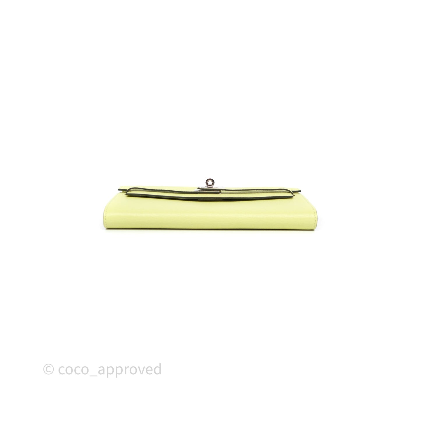Hermès Kelly To Go Wallet Jaune Bourgeon R9 Chevre Mysore Palladium Hardware