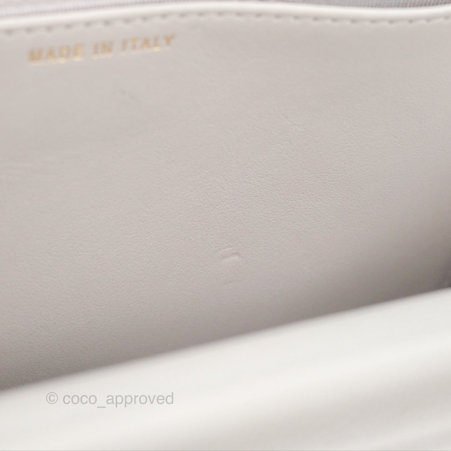 Chanel Quilted Classic WOC Grey Caviar Gold Hardware