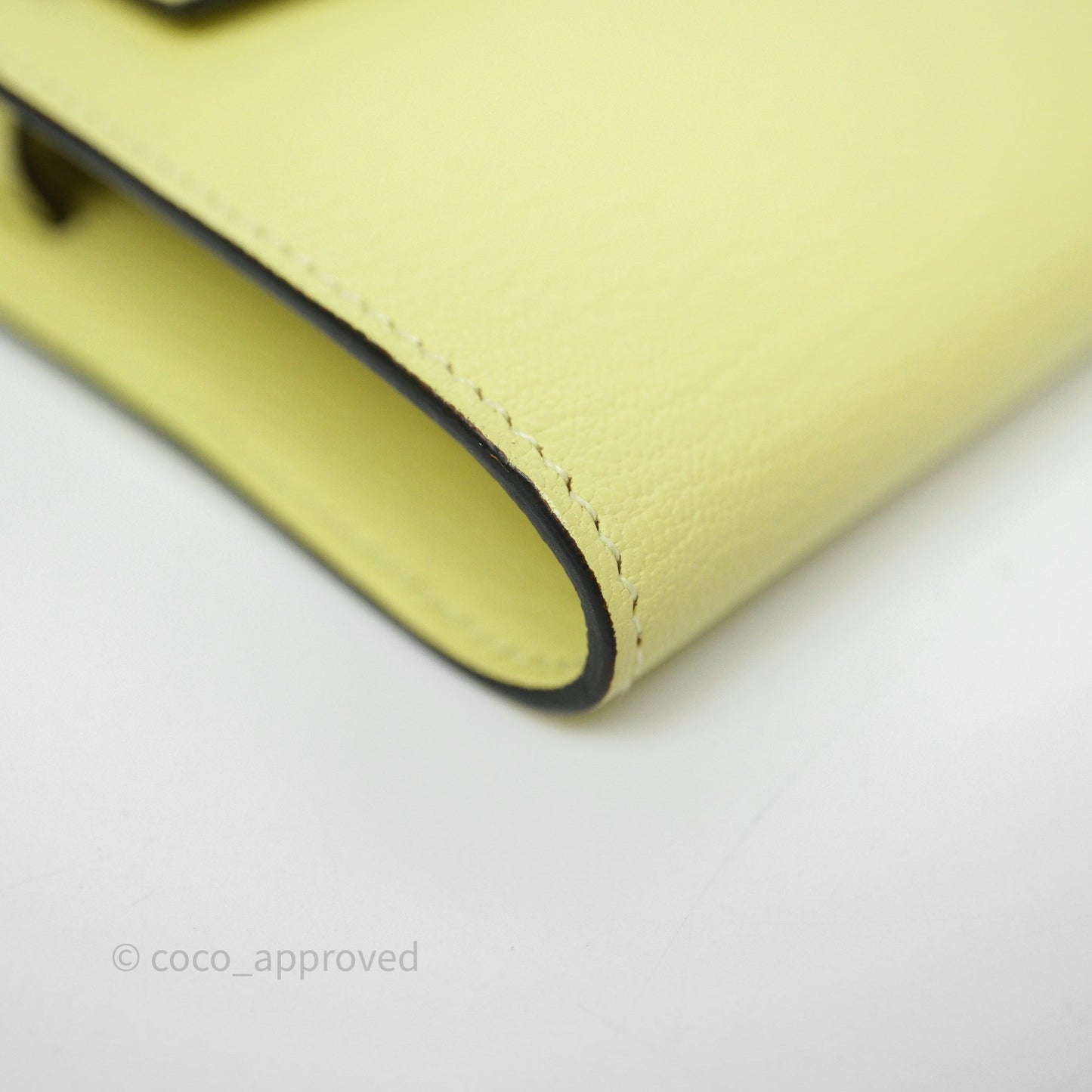 Hermès Kelly To Go Wallet Jaune Bourgeon R9 Chevre Mysore Palladium Hardware