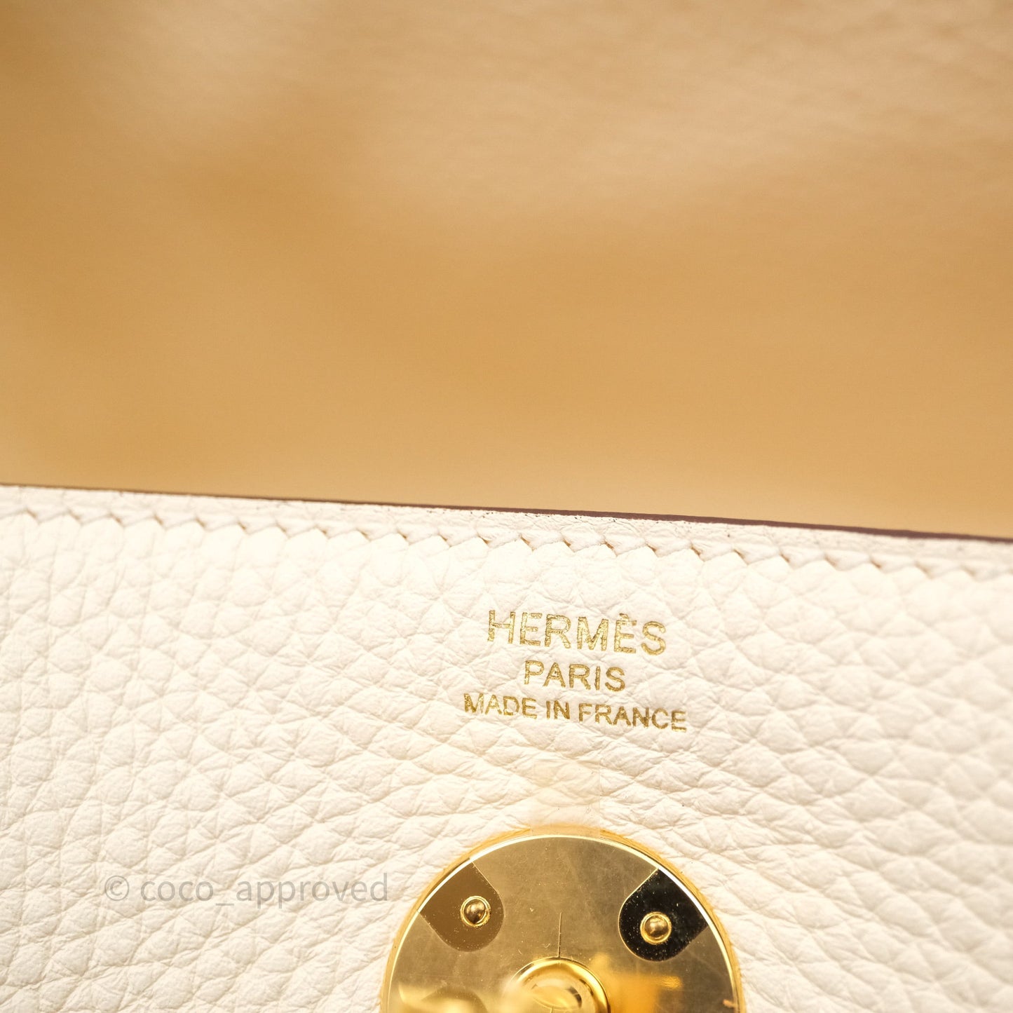 Hermès Lindy 26 Nata I2 Taurillon Clemence Gold Hardware