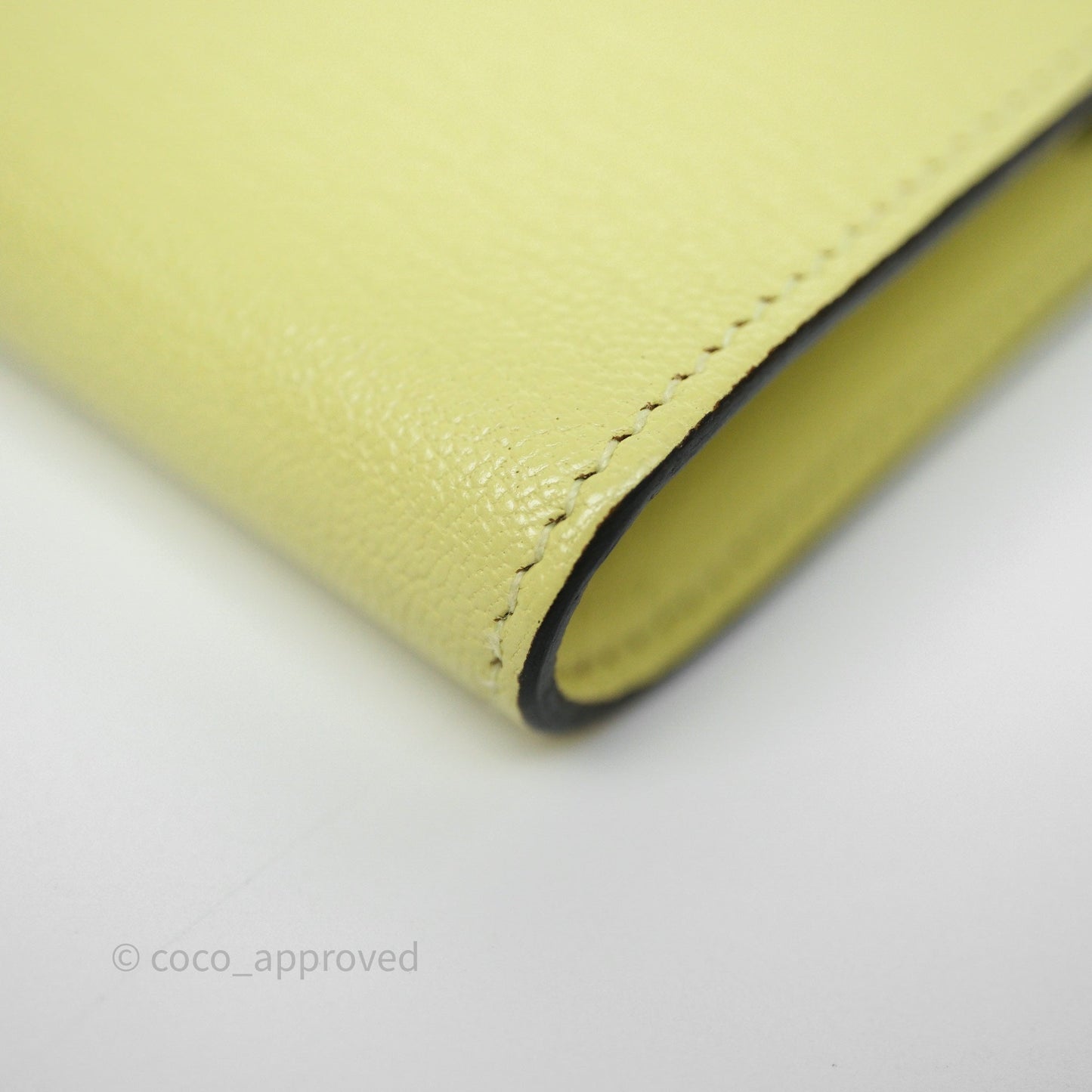 Hermès Kelly To Go Wallet Jaune Bourgeon R9 Chevre Mysore Palladium Hardware