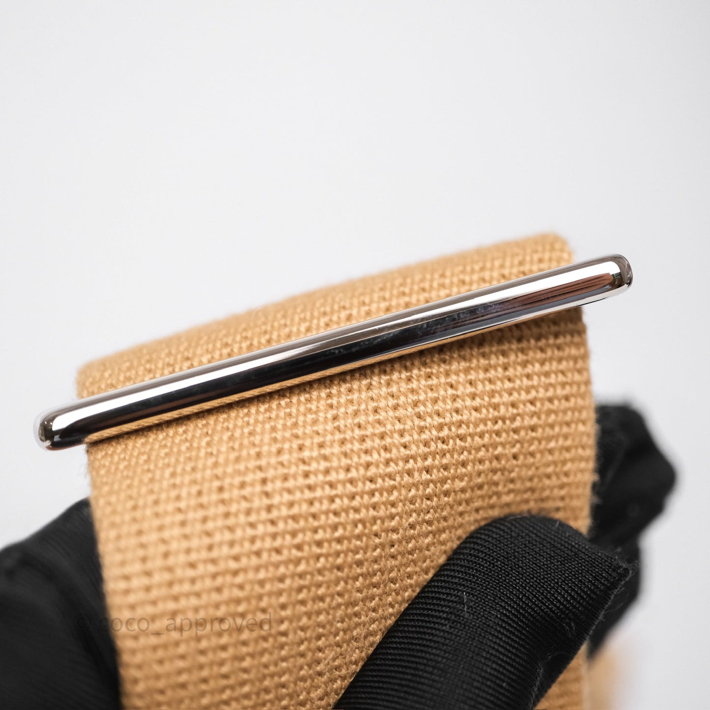 Hermès Geta Bag Quebracho 2J Chevre Mysore/ Chai 0M Sangle Palladium Hardware