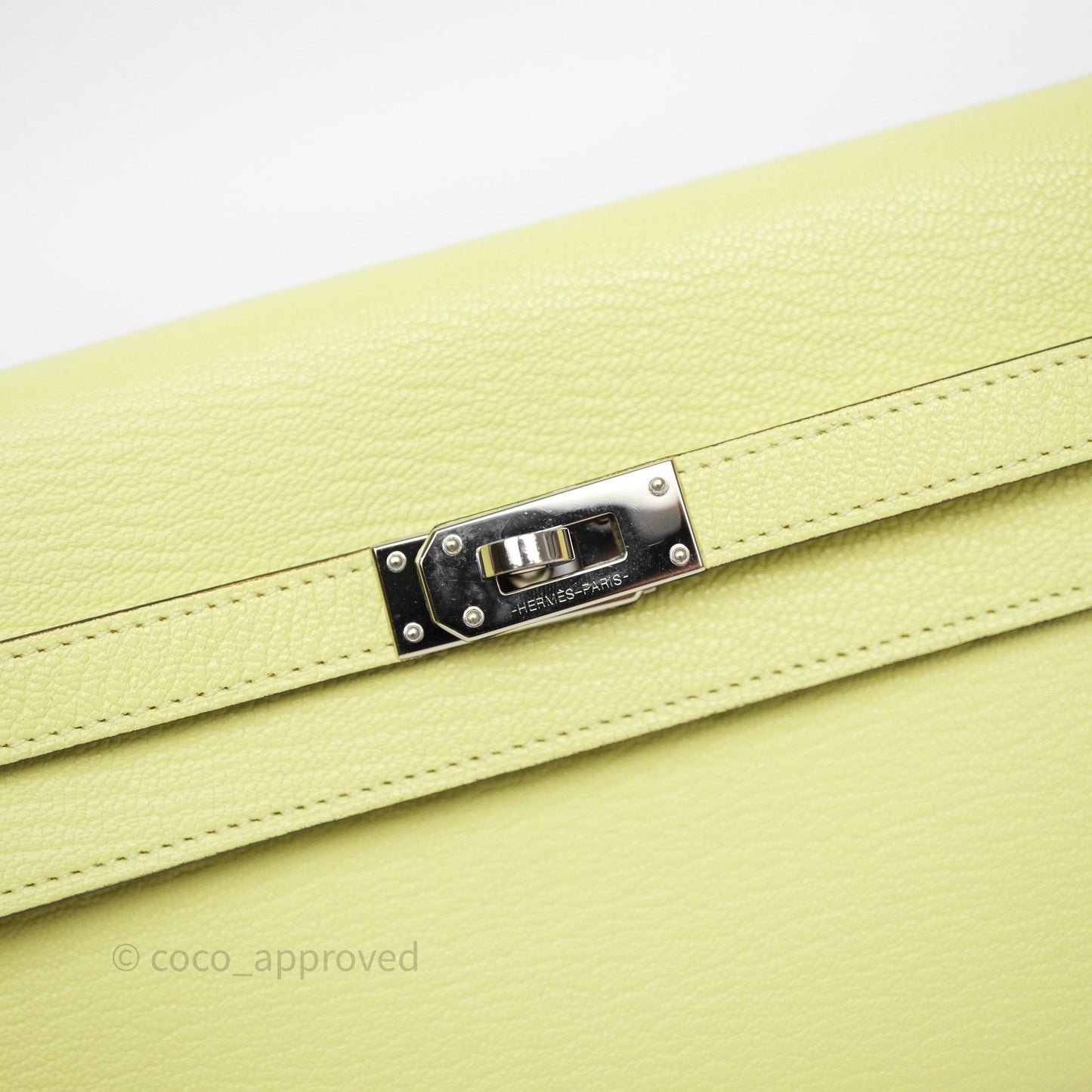 Hermès Kelly To Go Wallet Jaune Bourgeon R9 Chevre Mysore Palladium Hardware