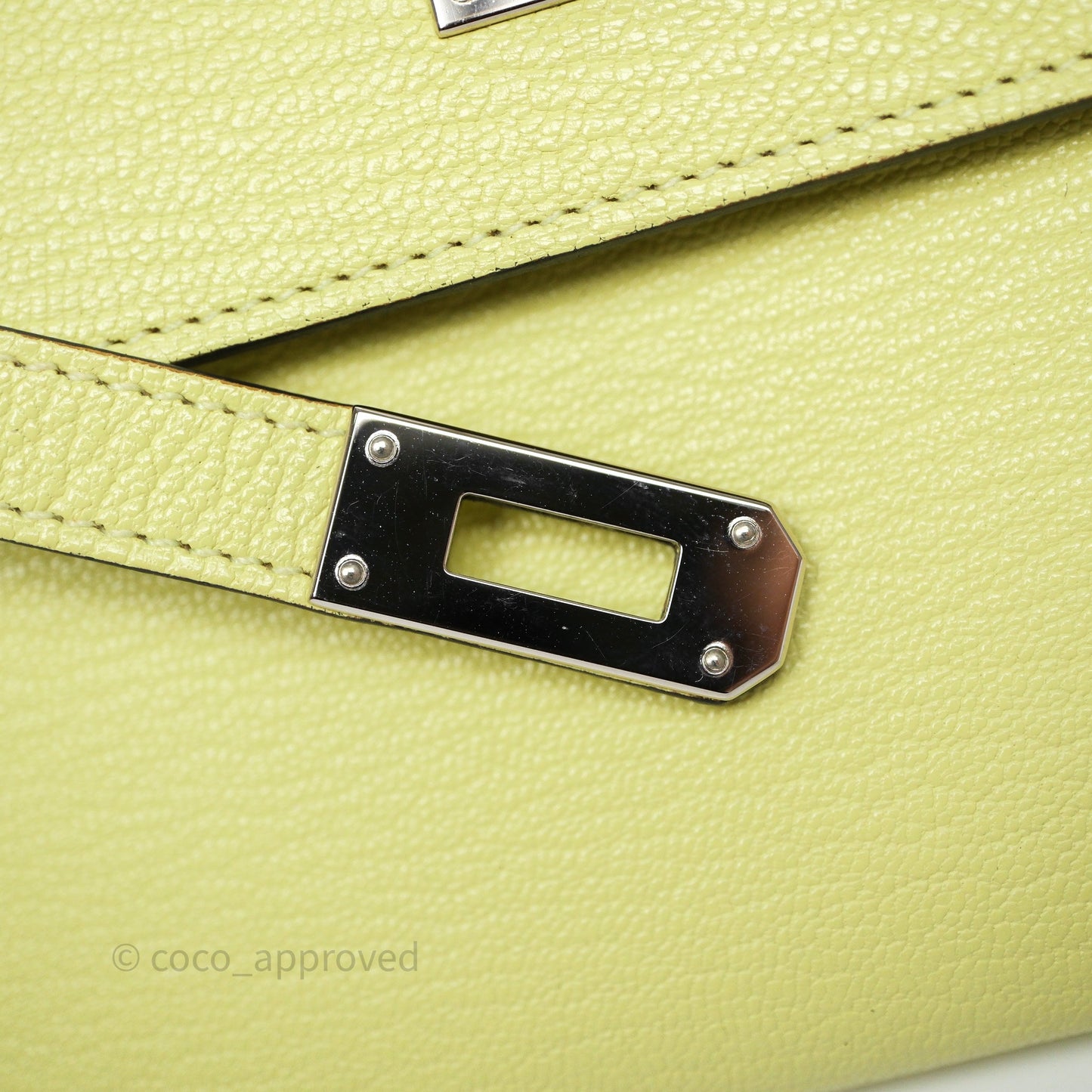 Hermès Kelly To Go Wallet Jaune Bourgeon R9 Chevre Mysore Palladium Hardware