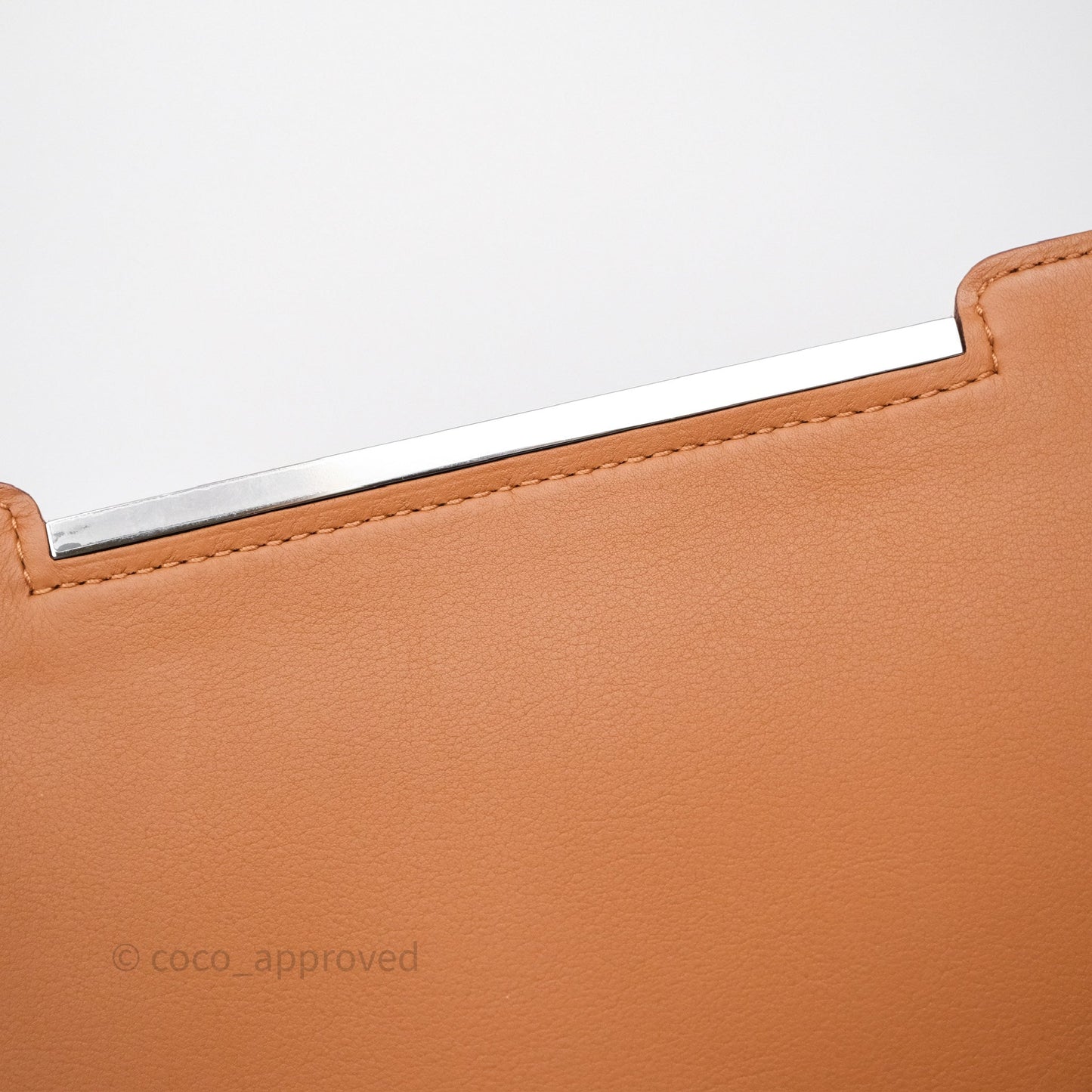 Hermès Geta Bag Quebracho 2J Chevre Mysore/ Chai 0M Sangle Palladium Hardware