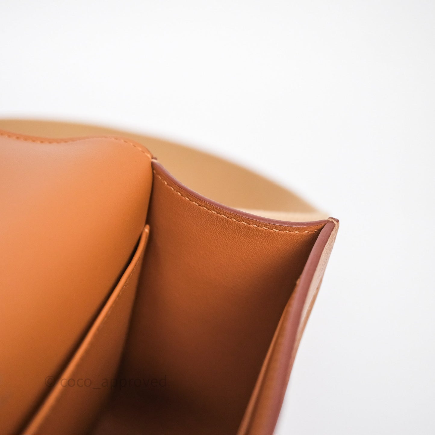 Hermès Geta Bag Quebracho 2J Chevre Mysore/ Chai 0M Sangle Palladium Hardware