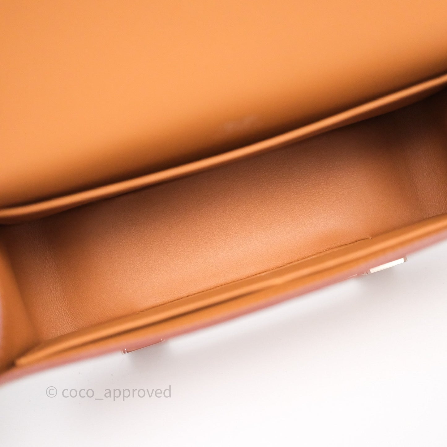 Hermès Geta Bag Quebracho 2J Chevre Mysore/ Chai 0M Sangle Palladium Hardware