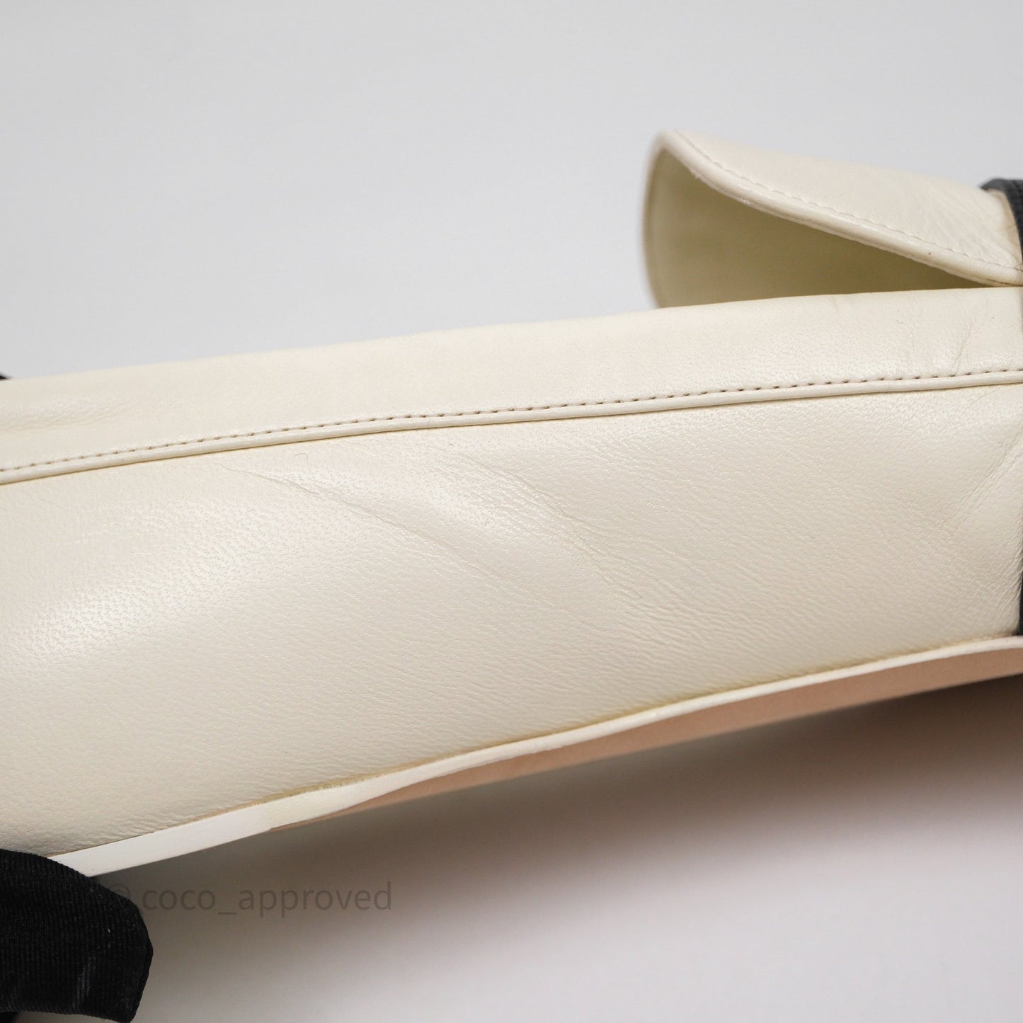 Chanel CC White/Black Loafers Size 37