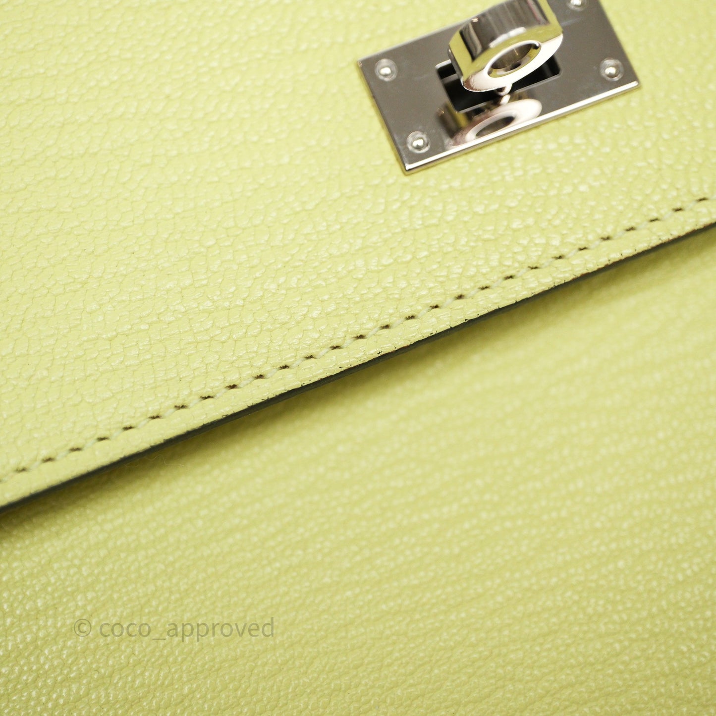 Hermès Kelly To Go Wallet Jaune Bourgeon R9 Chevre Mysore Palladium Hardware