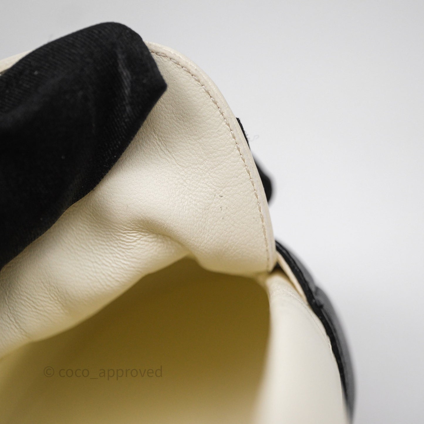 Chanel CC White/Black Loafers Size 37