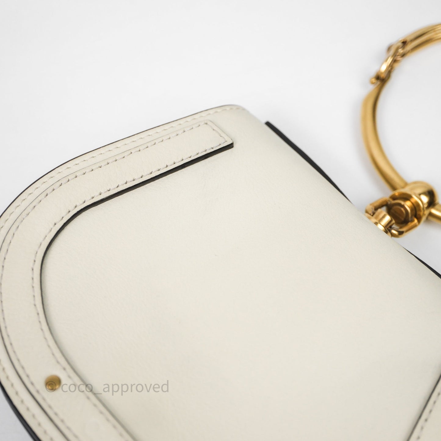 Chloé Nile Crossbody Bag White Calfskin