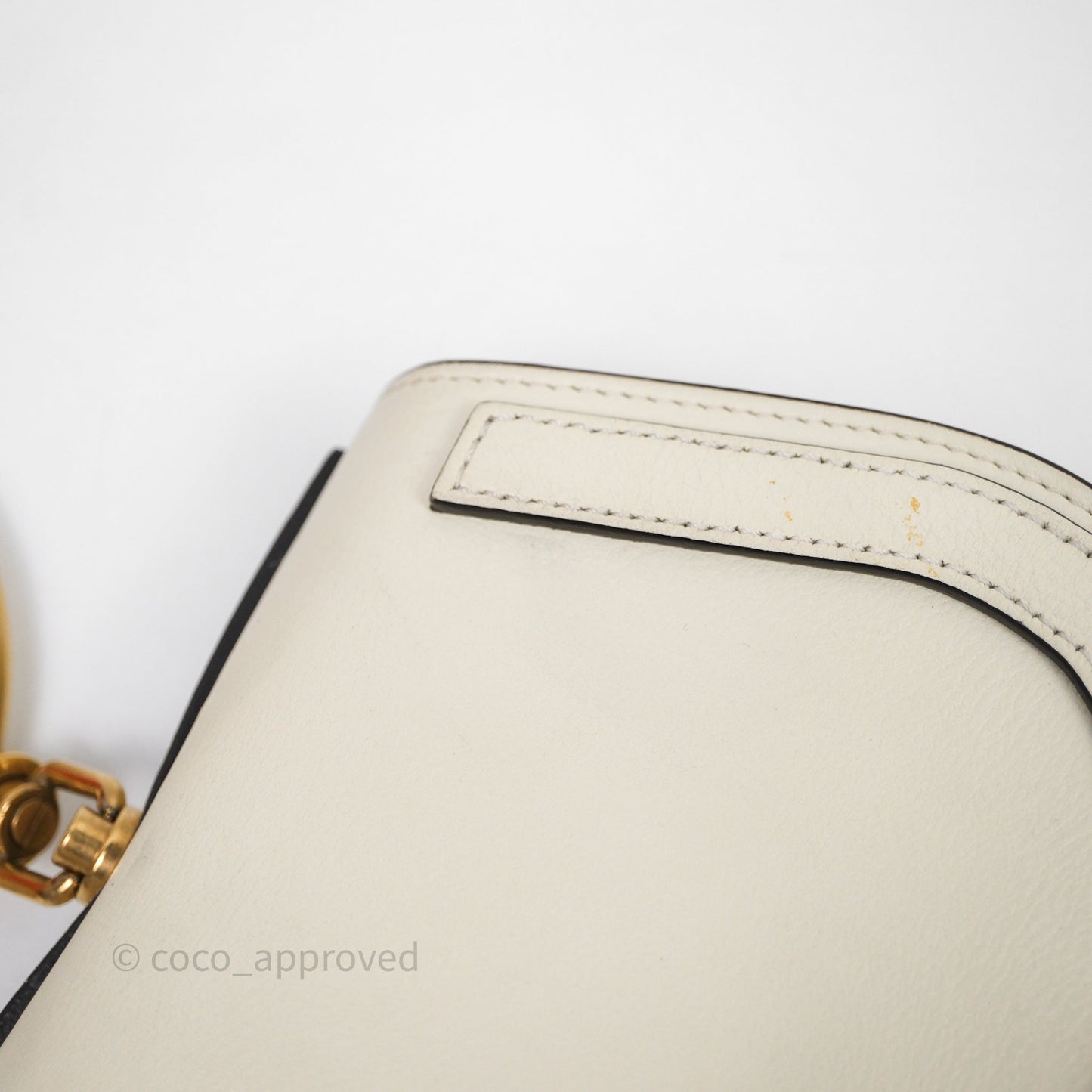 Chloé Nile Crossbody Bag White Calfskin