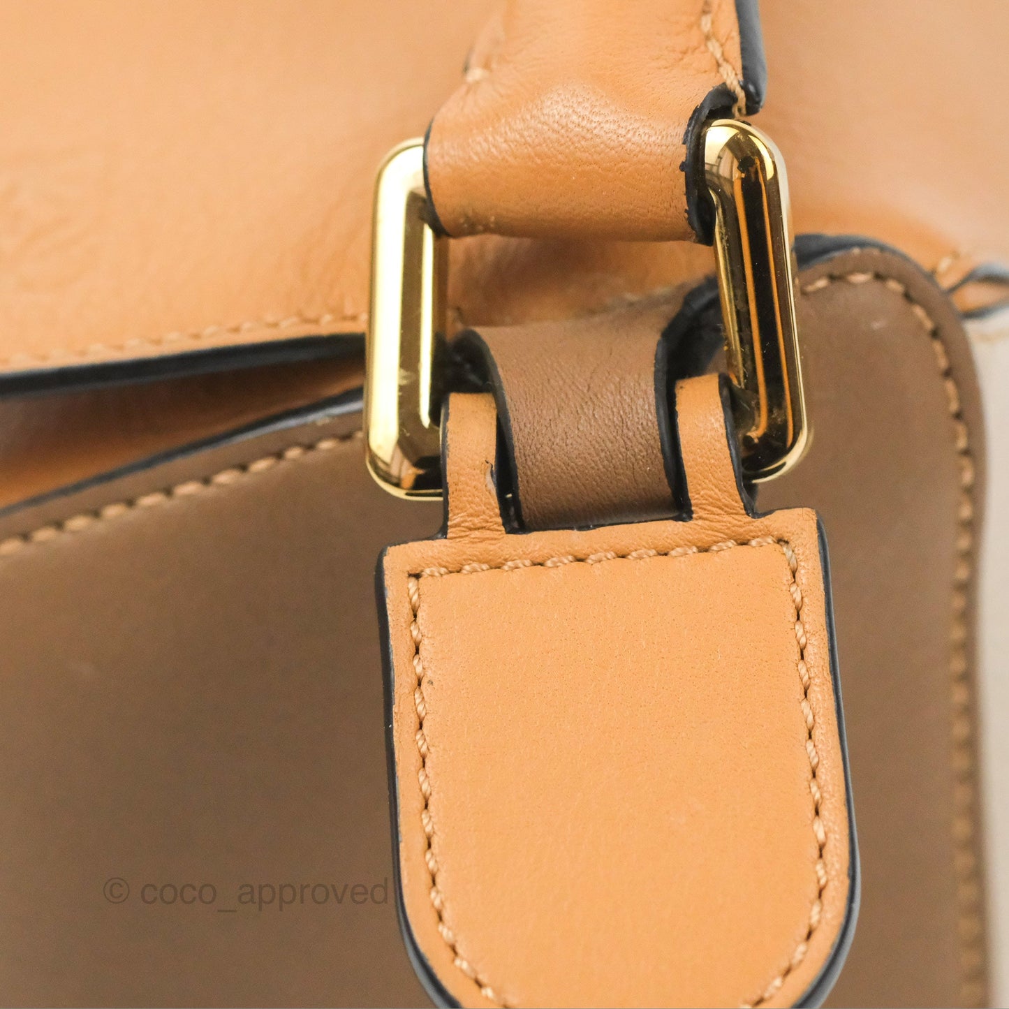 Loewe Small Puzzle Bag Warm Desert & Mink Two Tone Calfskin