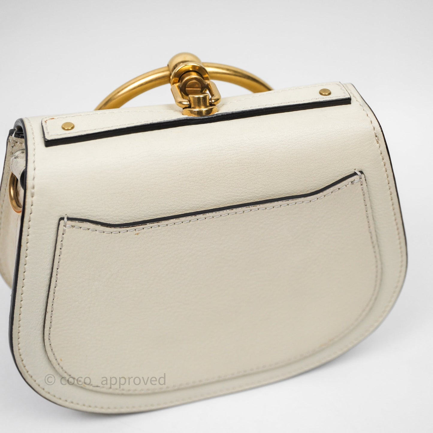 Chloé Nile Crossbody Bag White Calfskin