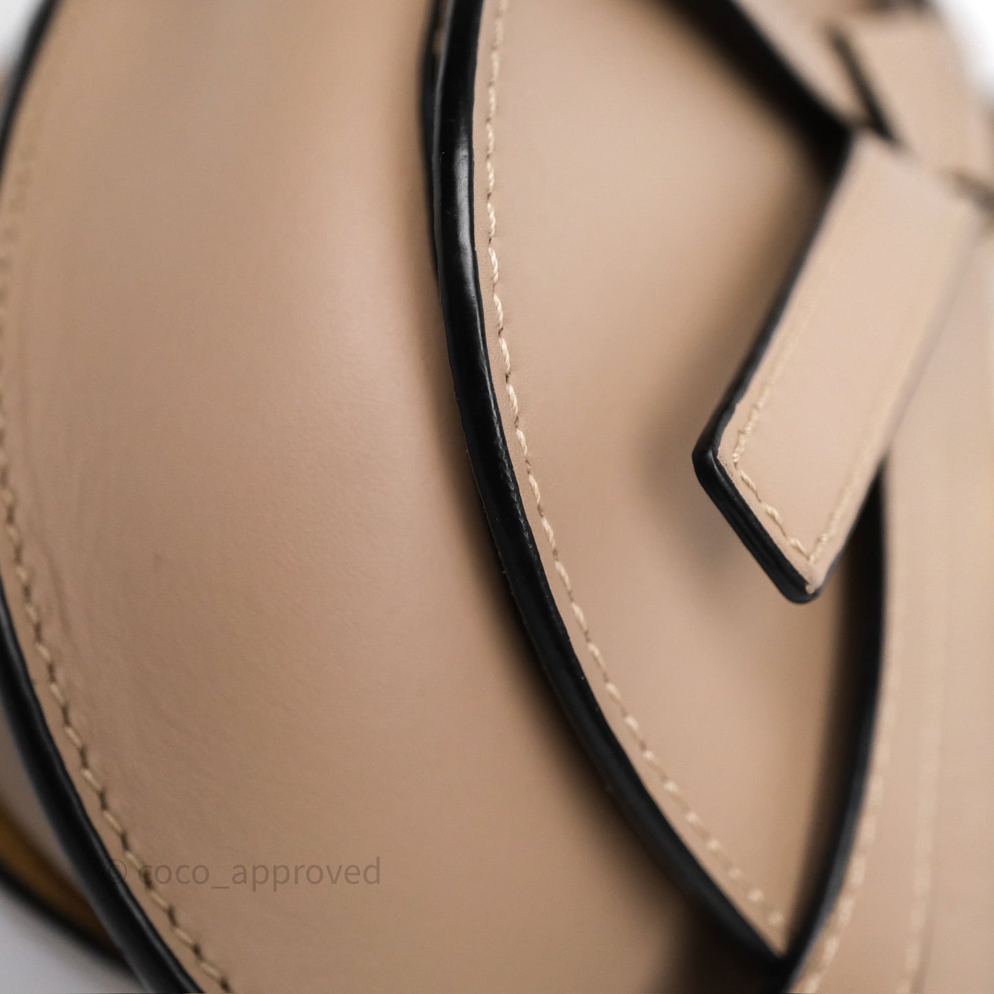 Loewe Mini Gate Dual Bag Beige Sand Soft Calfskin Jacquard Strap