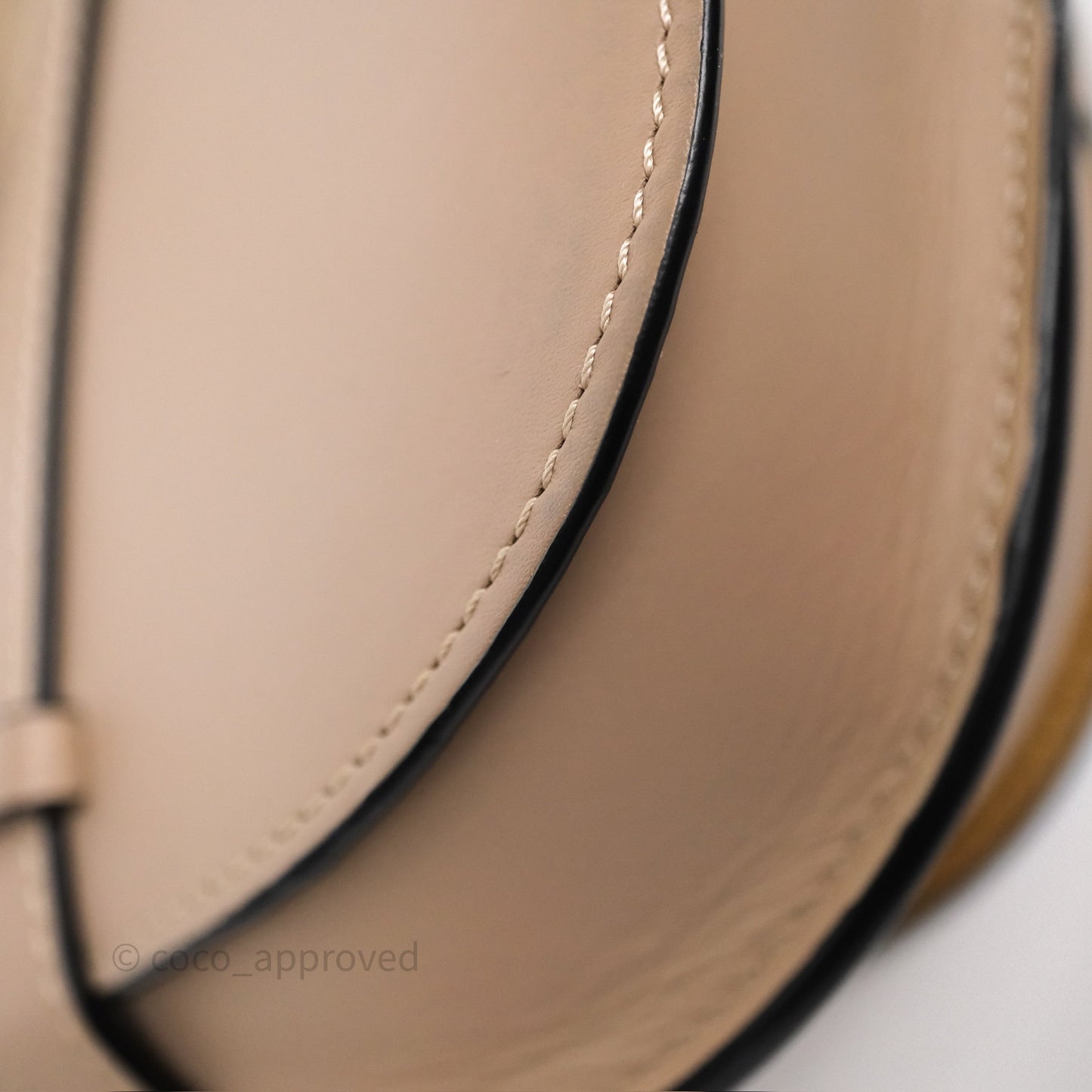 Loewe Mini Gate Dual Bag Beige Sand Soft Calfskin Jacquard Strap