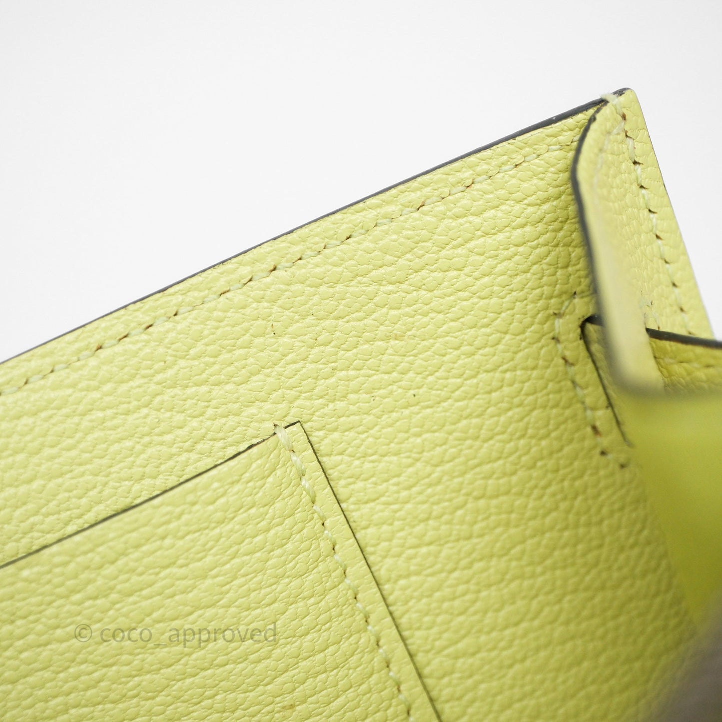Hermès Kelly To Go Wallet Jaune Bourgeon R9 Chevre Mysore Palladium Hardware