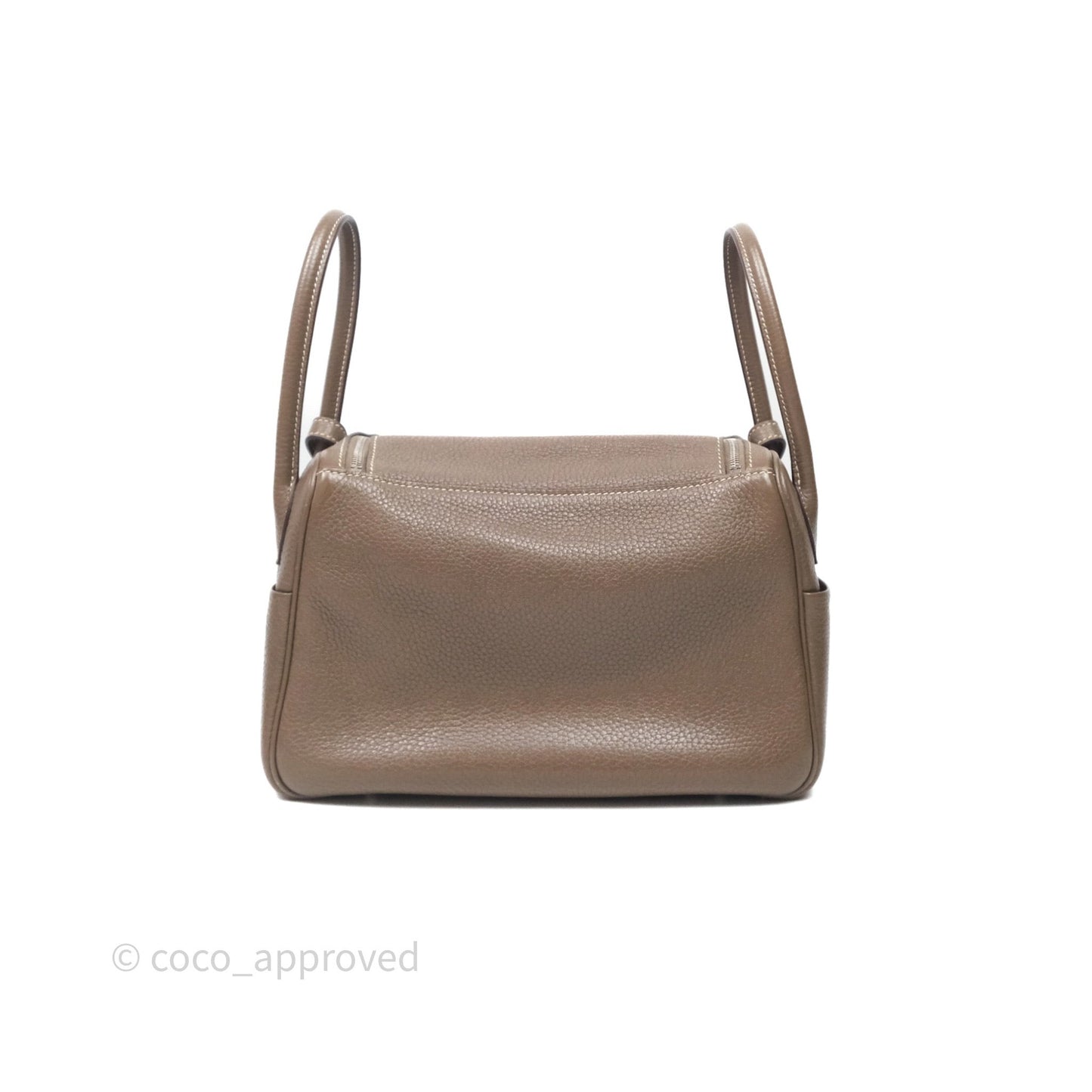 Hermès Lindy 26 Etoupe 18 Clemence Palladium Hardware
