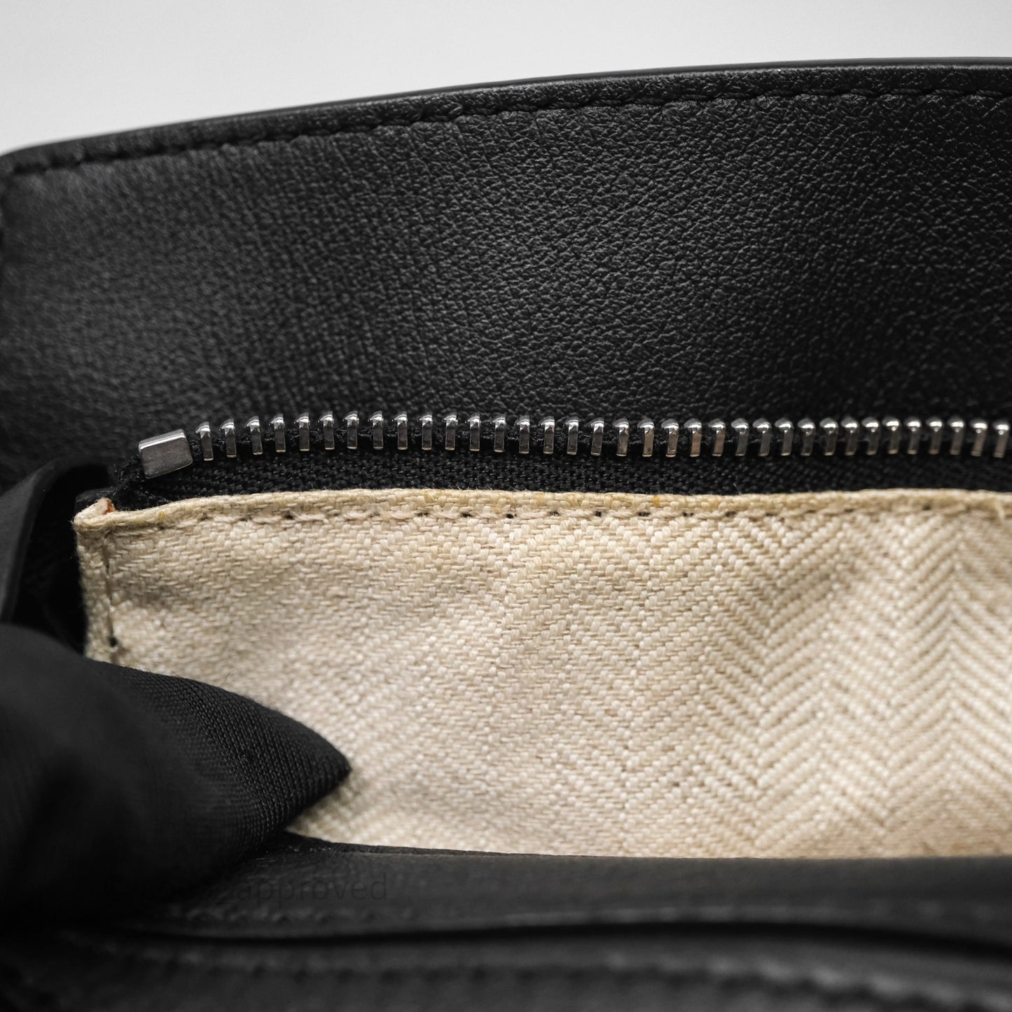 Loewe Mini Puzzle Bag Black Calfskin Silver Hardware
