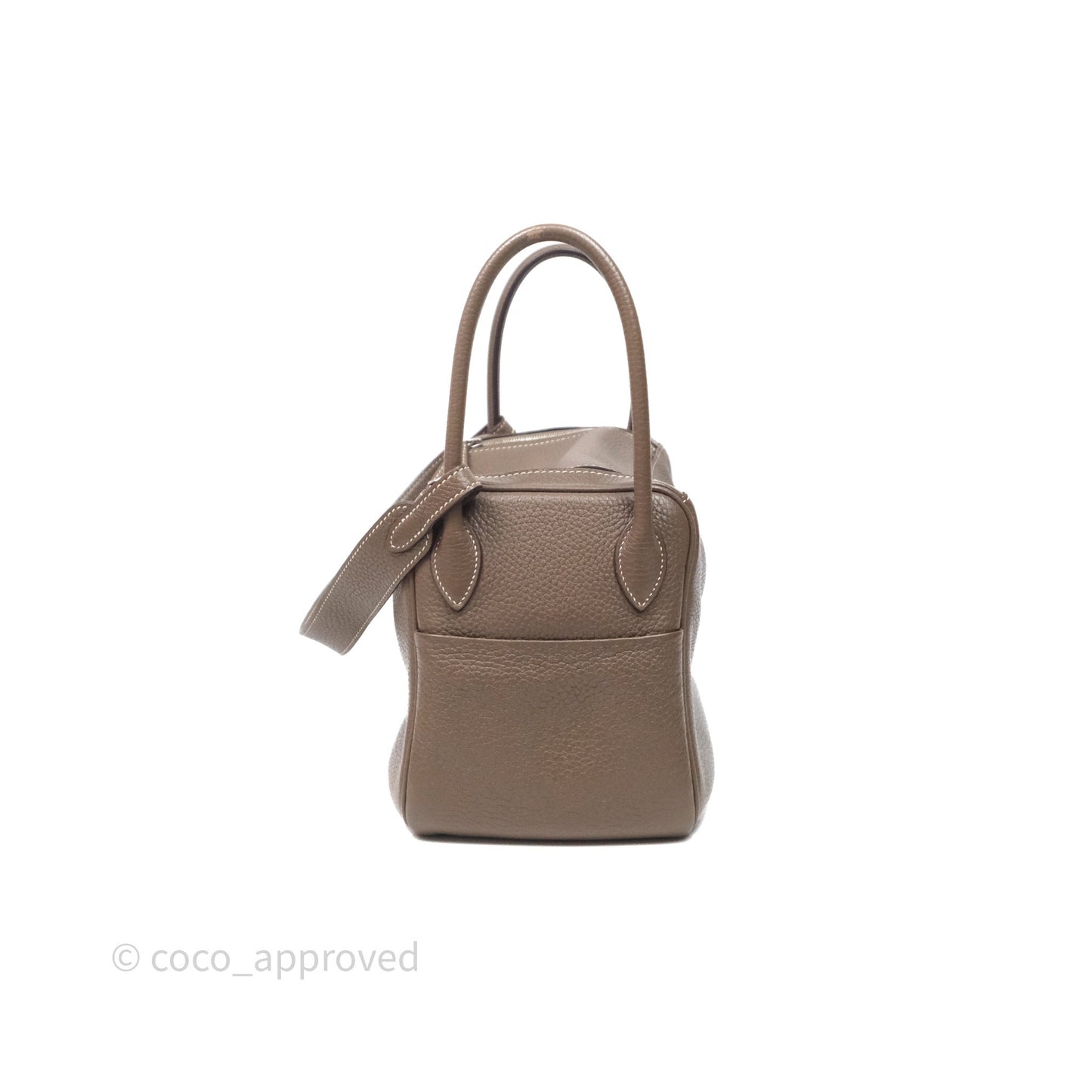 Hermès Lindy 26 Etoupe 18 Clemence Palladium Hardware