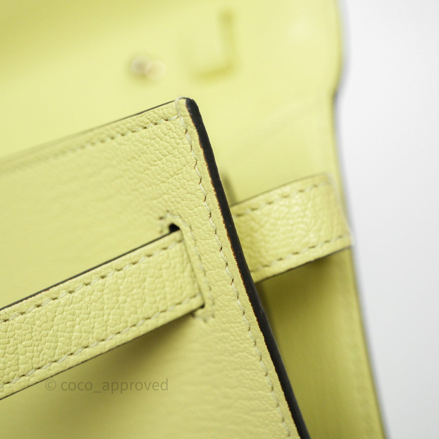 Hermès Kelly To Go Wallet Jaune Bourgeon R9 Chevre Mysore Palladium Hardware