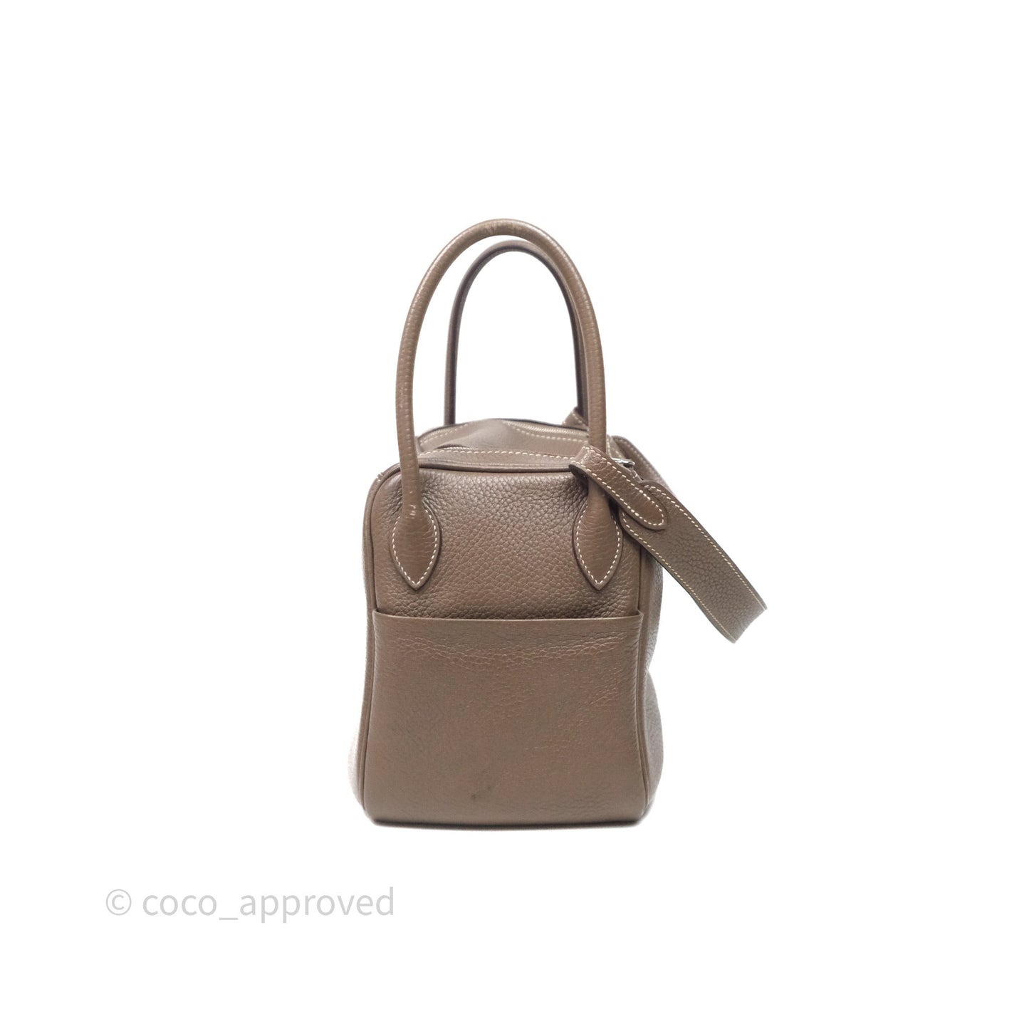 Hermès Lindy 26 Etoupe 18 Clemence Palladium Hardware