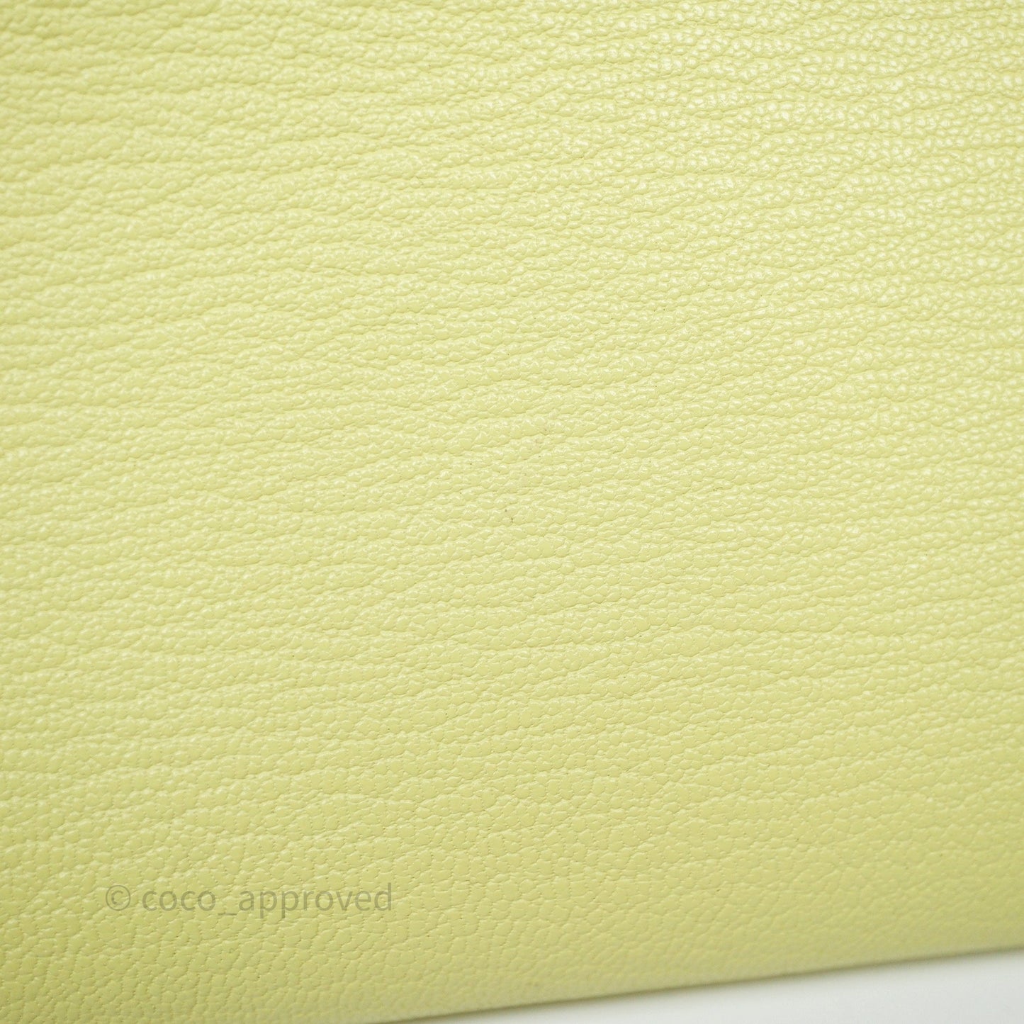 Hermès Kelly To Go Wallet Jaune Bourgeon R9 Chevre Mysore Palladium Hardware
