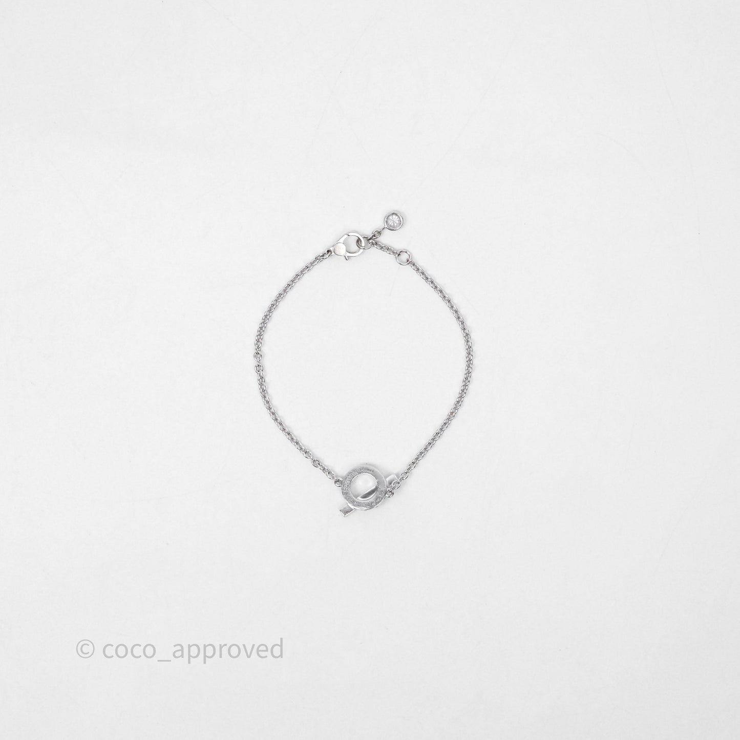Hermès Finesse Bracelet Diamonds White Gold