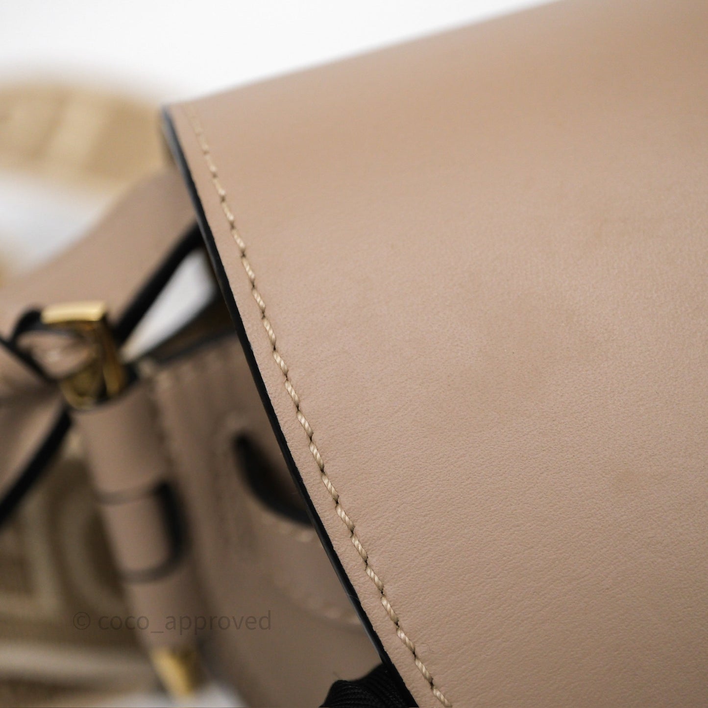 Loewe Mini Gate Dual Bag Beige Sand Soft Calfskin Jacquard Strap