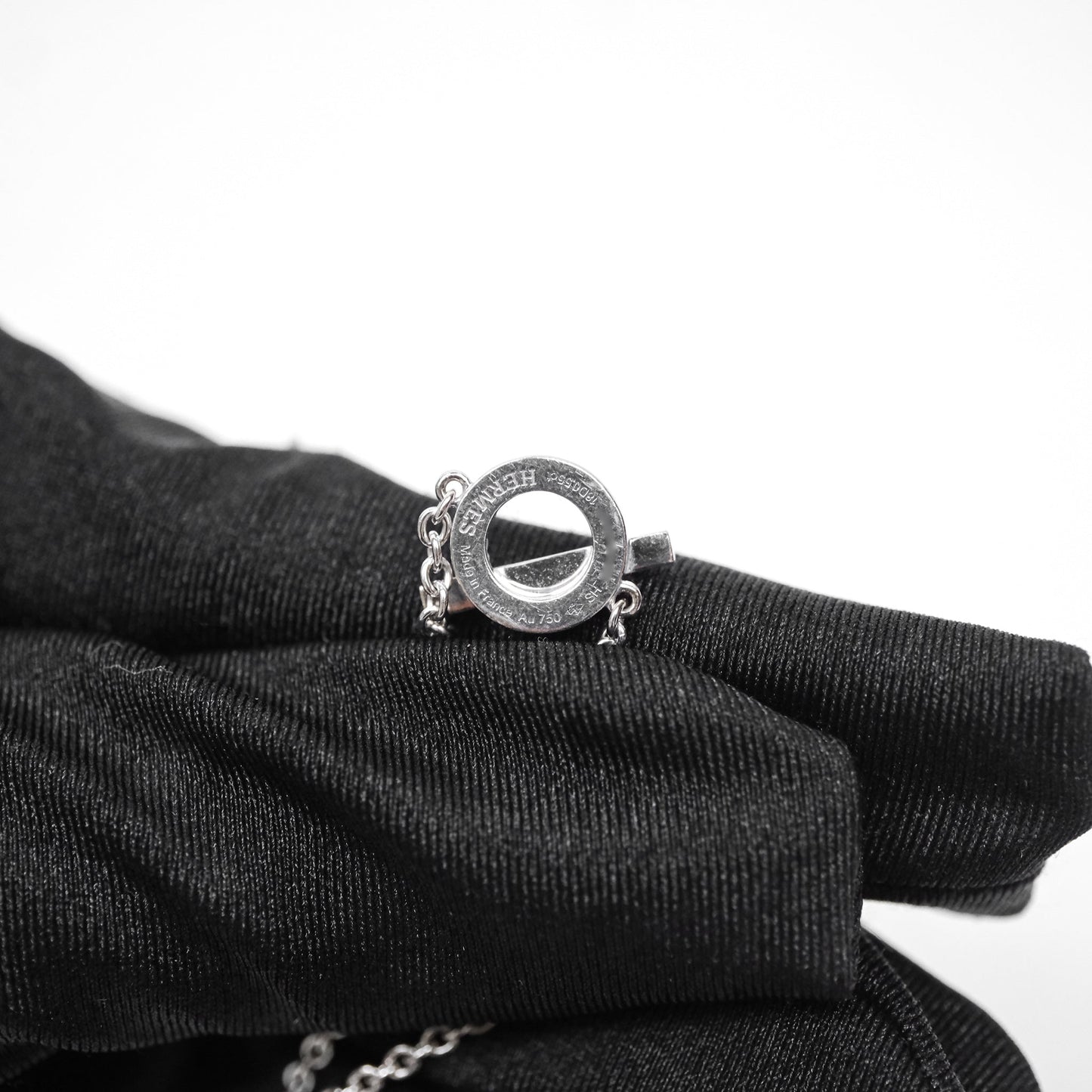 Hermès Finesse Bracelet Diamonds White Gold