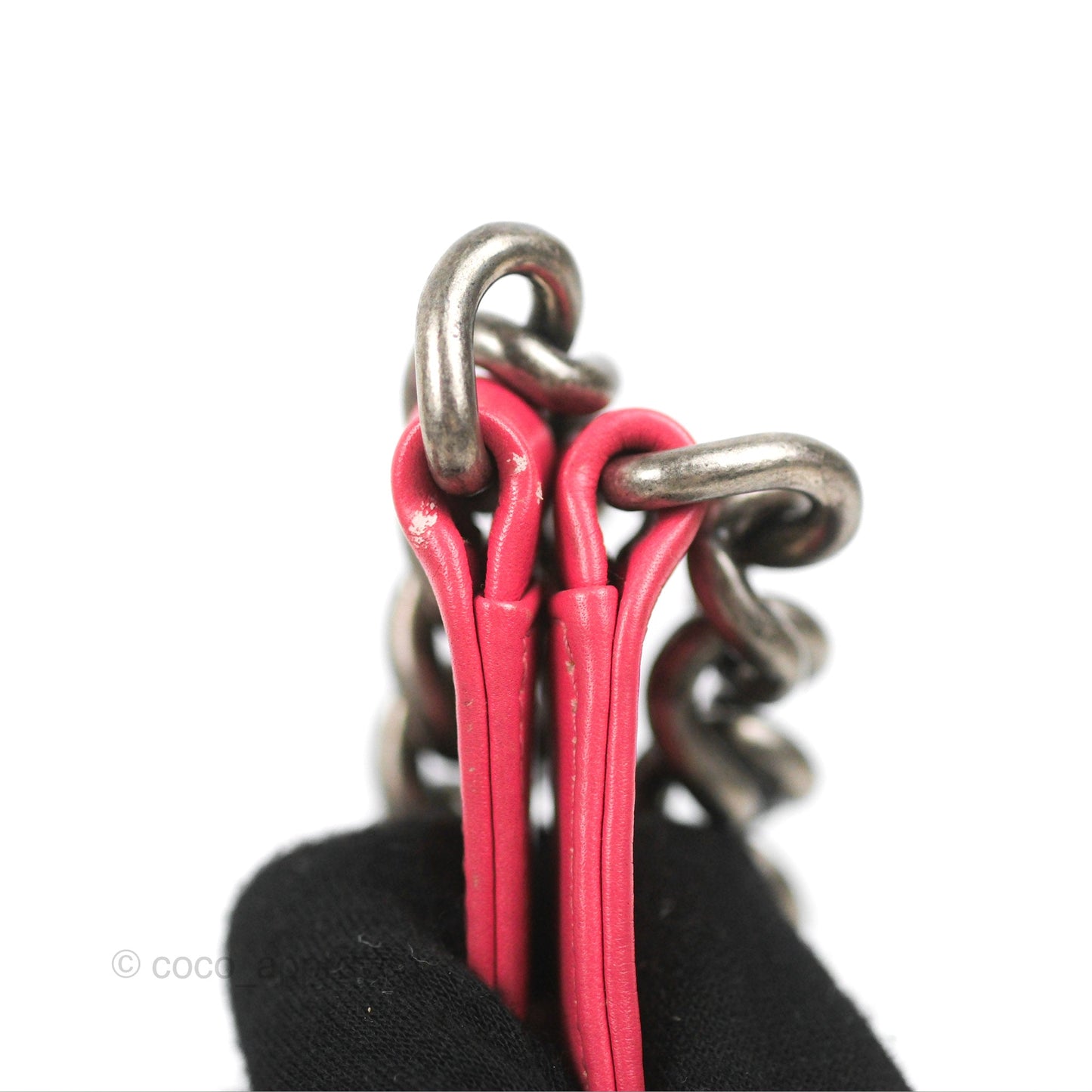 Chanel Small Boy Stingray Dark Pink Ruthenium Hardware