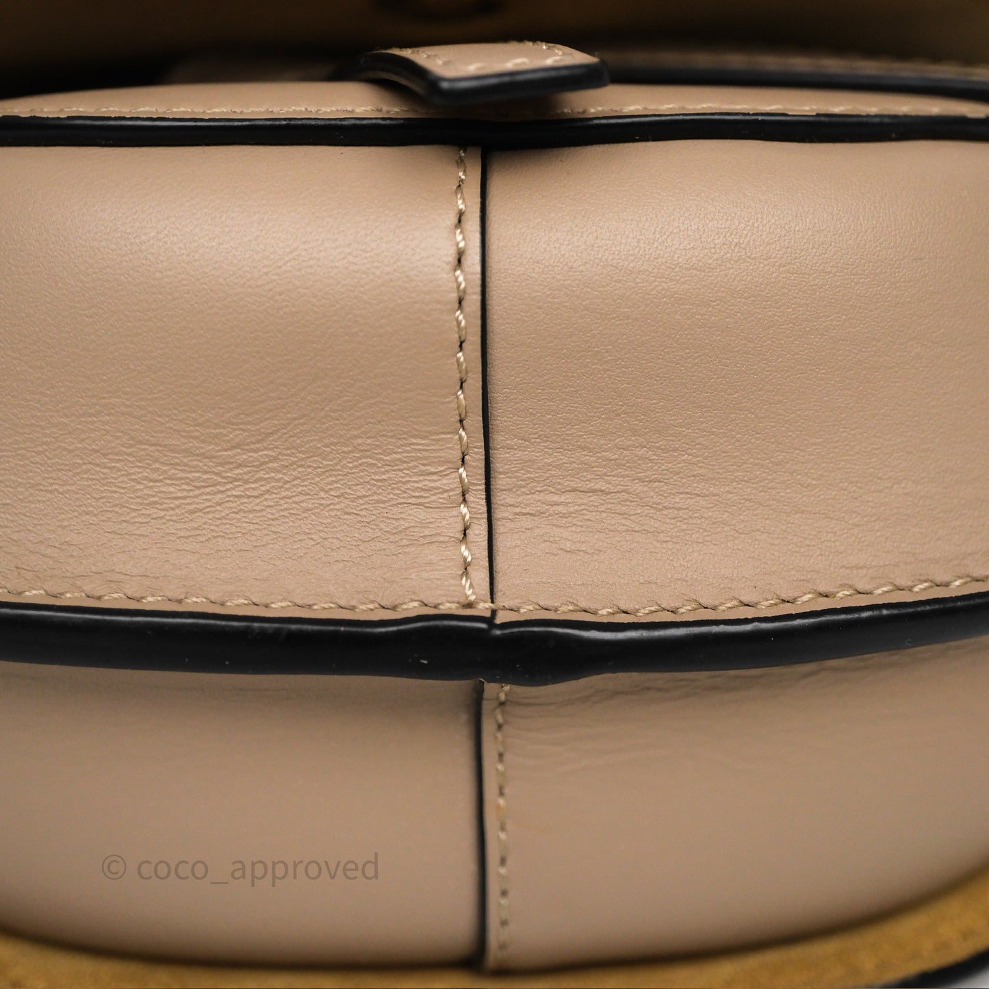 Loewe Mini Gate Dual Bag Beige Sand Soft Calfskin Jacquard Strap