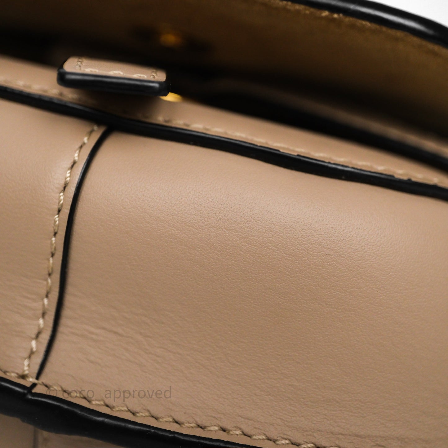 Loewe Mini Gate Dual Bag Beige Sand Soft Calfskin Jacquard Strap