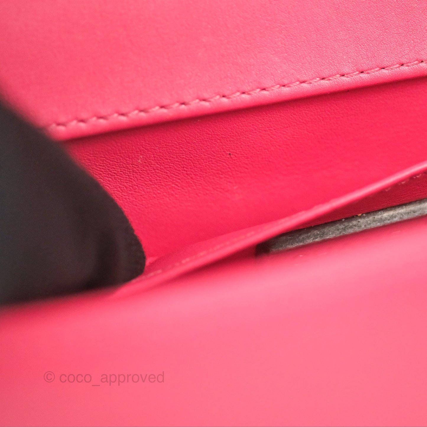 Chanel Small Boy Stingray Dark Pink Ruthenium Hardware
