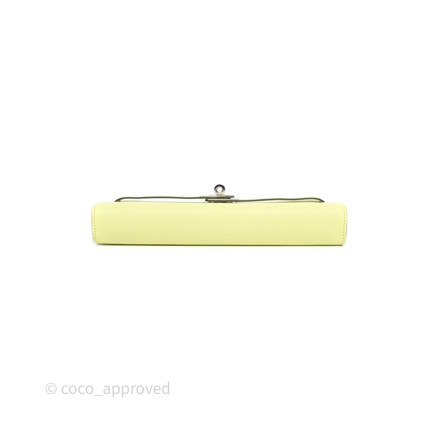 Hermès Kelly To Go Wallet Jaune Bourgeon R9 Chevre Mysore Palladium Hardware