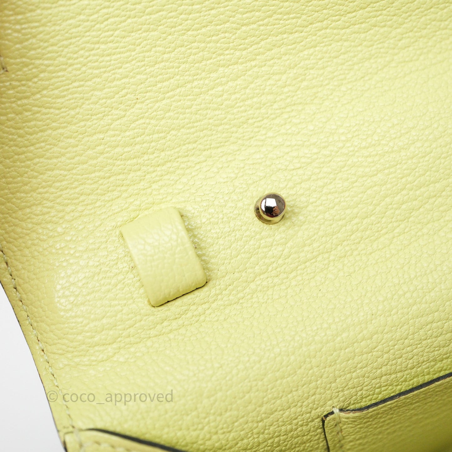 Hermès Kelly To Go Wallet Jaune Bourgeon R9 Chevre Mysore Palladium Hardware