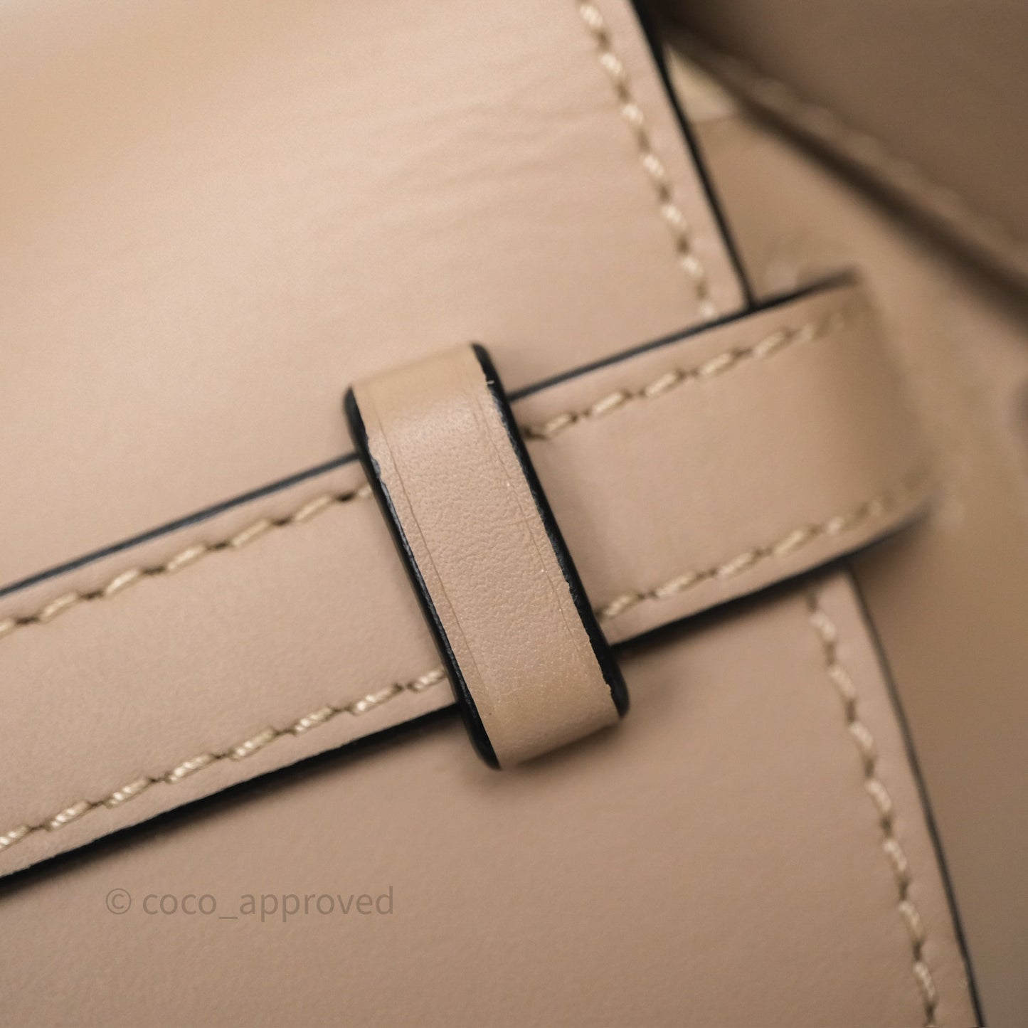 Loewe Mini Gate Dual Bag Beige Sand Soft Calfskin Jacquard Strap