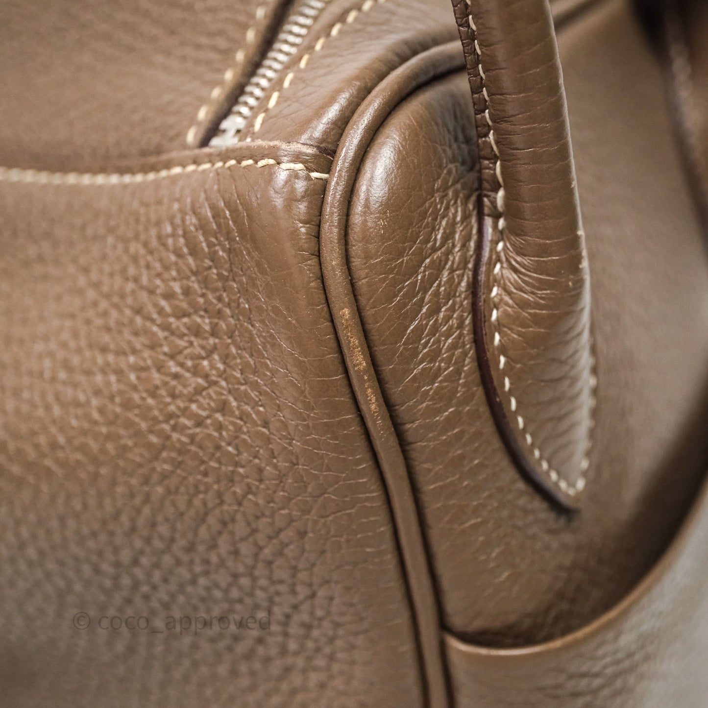 Hermès Lindy 26 Etoupe 18 Clemence Palladium Hardware