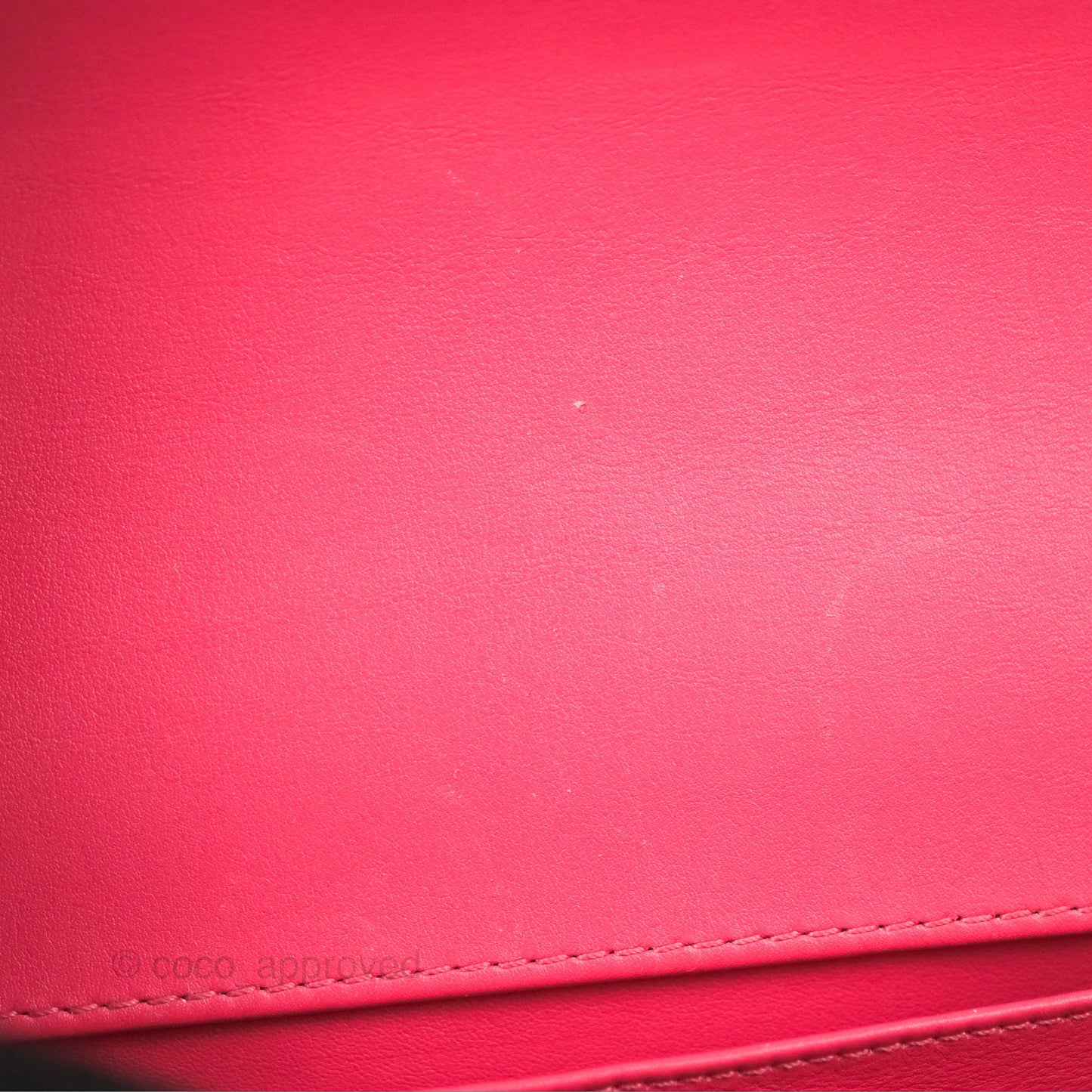 Chanel Small Boy Stingray Dark Pink Ruthenium Hardware