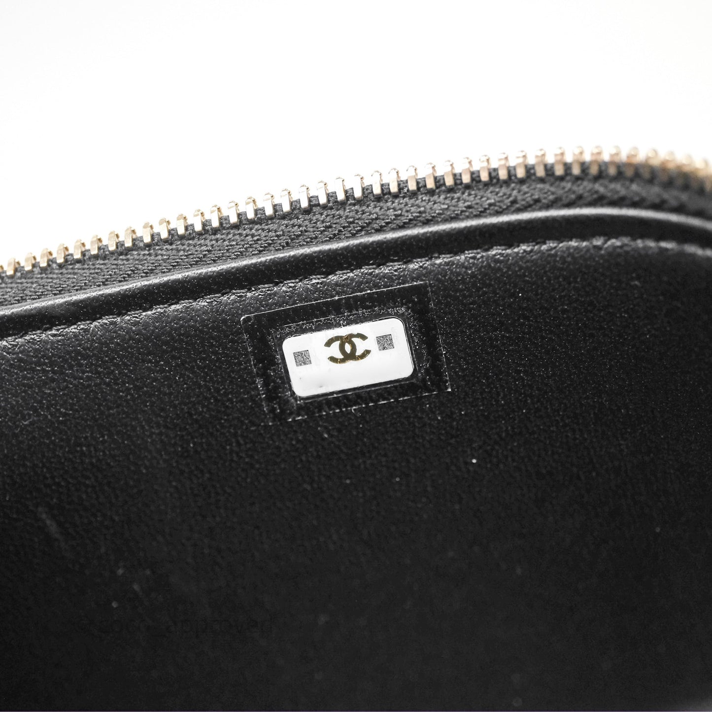 Chanel Vanity Rectangular Top Handle Black Lambskin Aged Gold Hardware