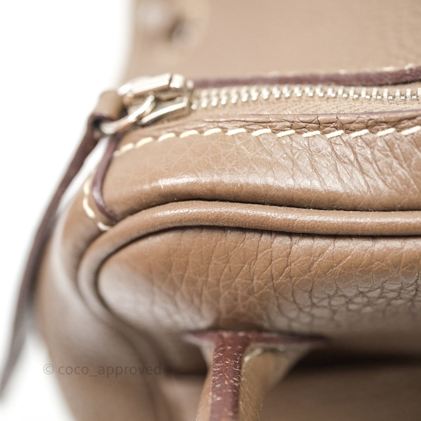 Hermès Lindy 26 Etoupe 18 Clemence Palladium Hardware