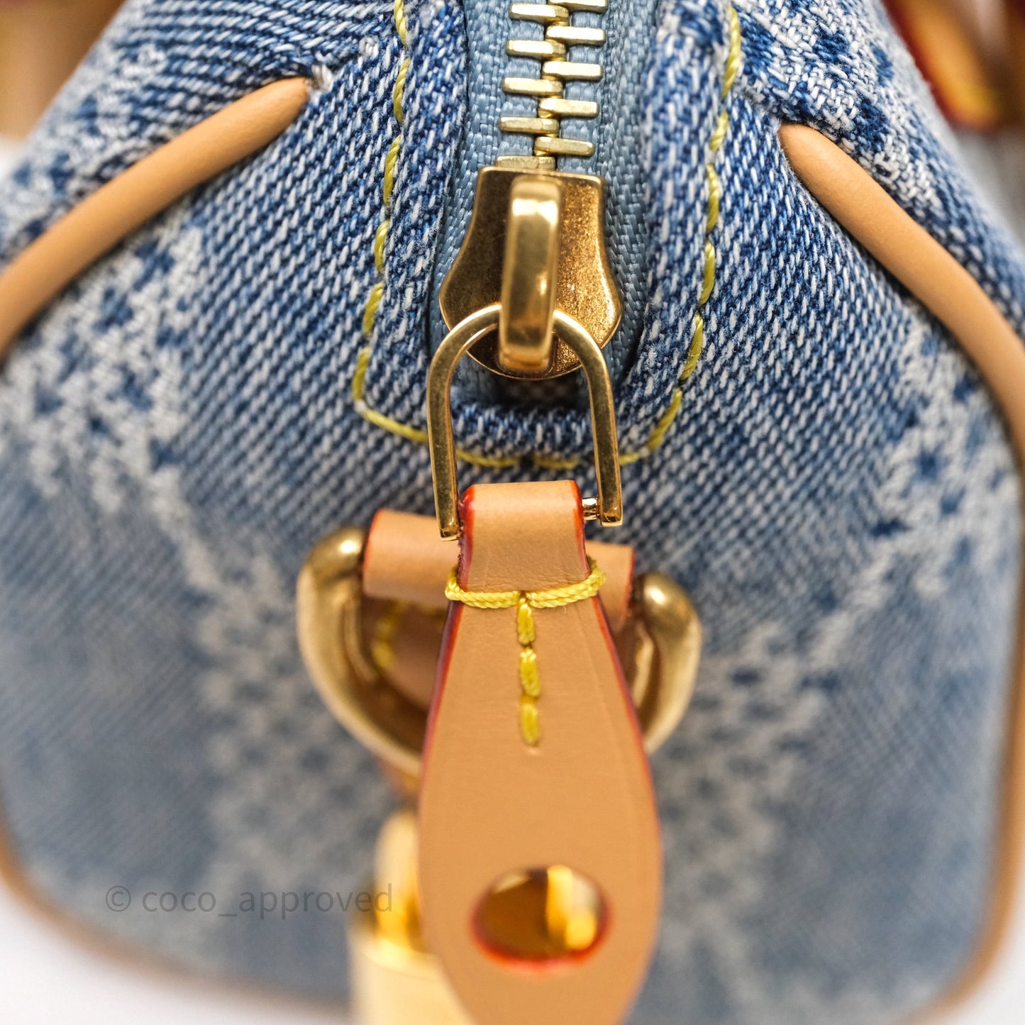 Louis Vuitton Speedy 18 Bandoulière Denim