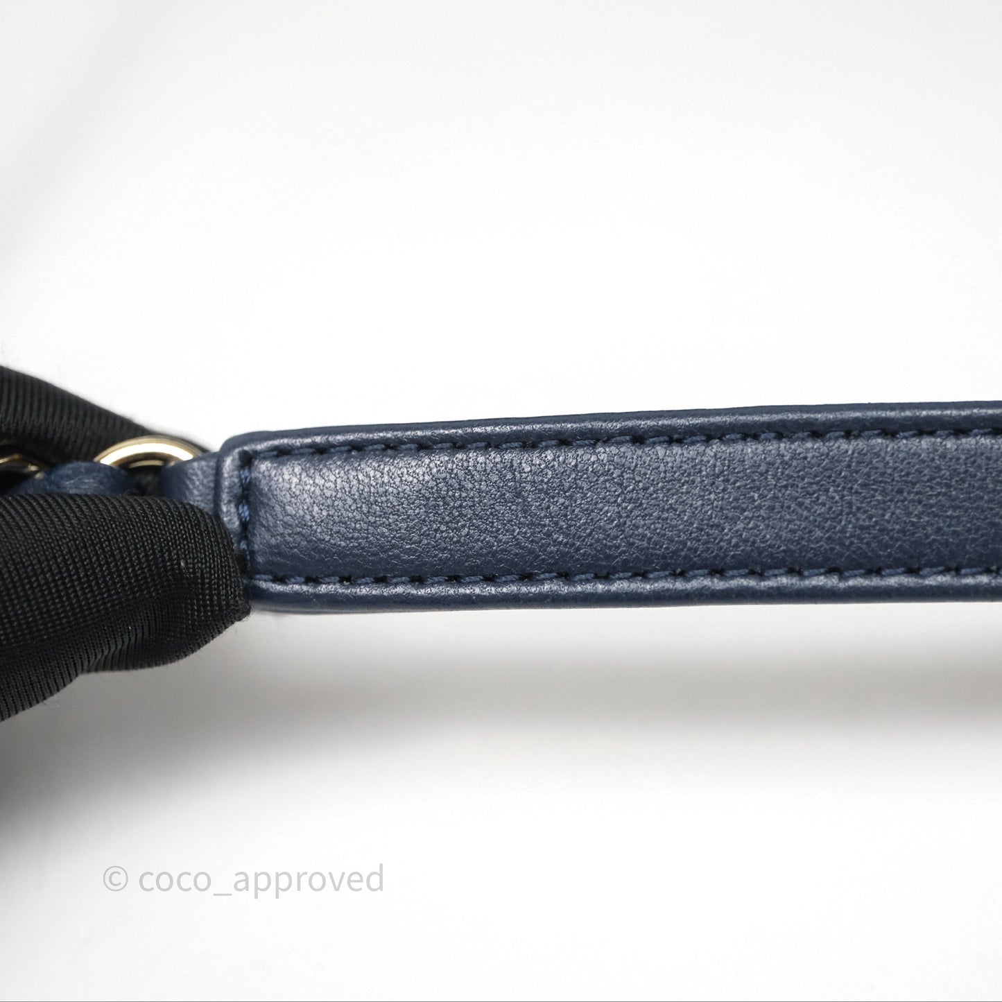 Chanel Small Trendy CC Navy Lambskin Gold Hardware