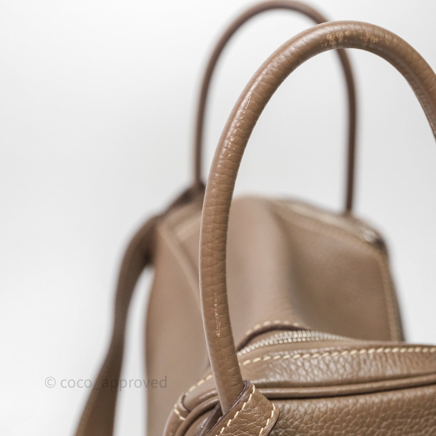 Hermès Lindy 26 Etoupe 18 Clemence Palladium Hardware