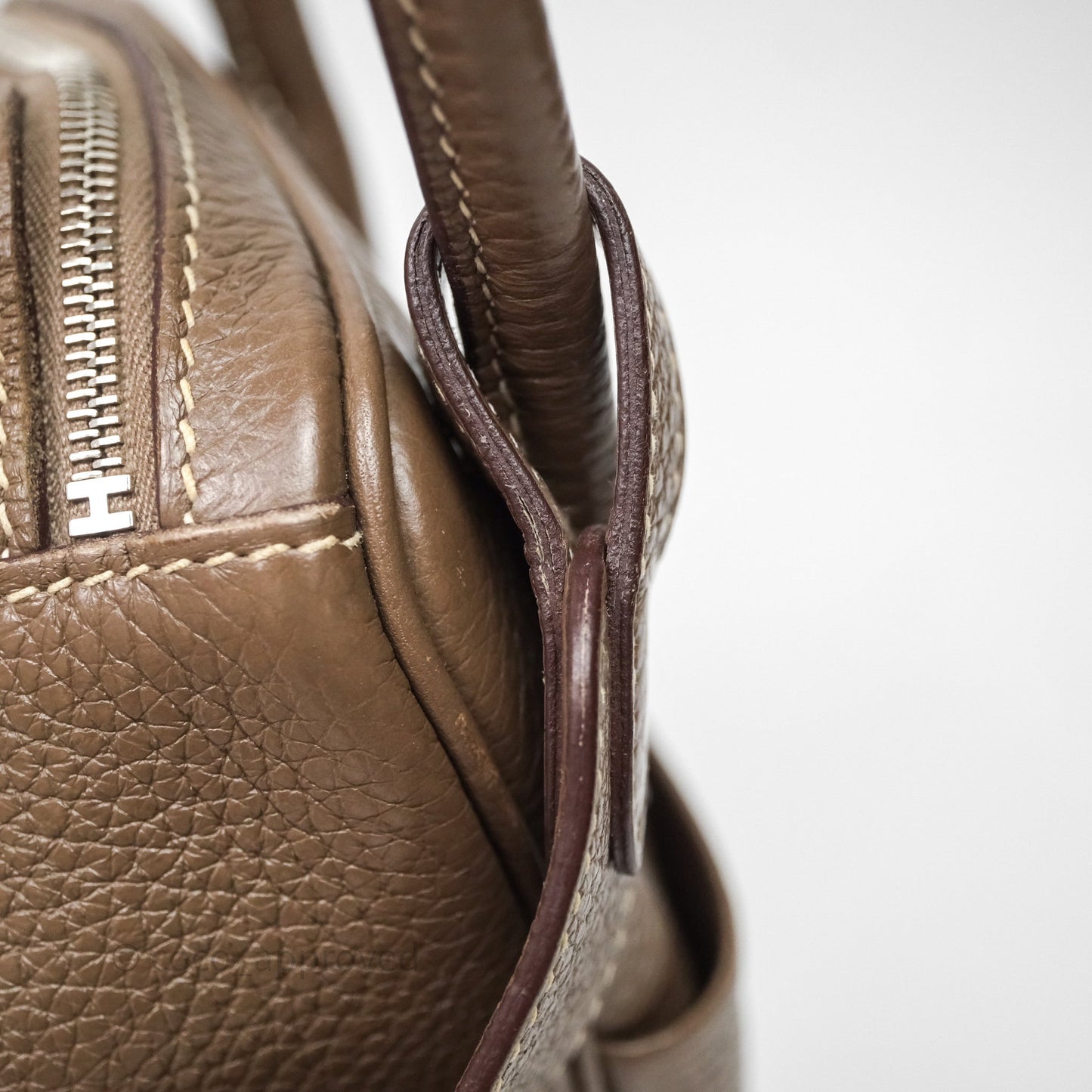 Hermès Lindy 26 Etoupe 18 Clemence Palladium Hardware