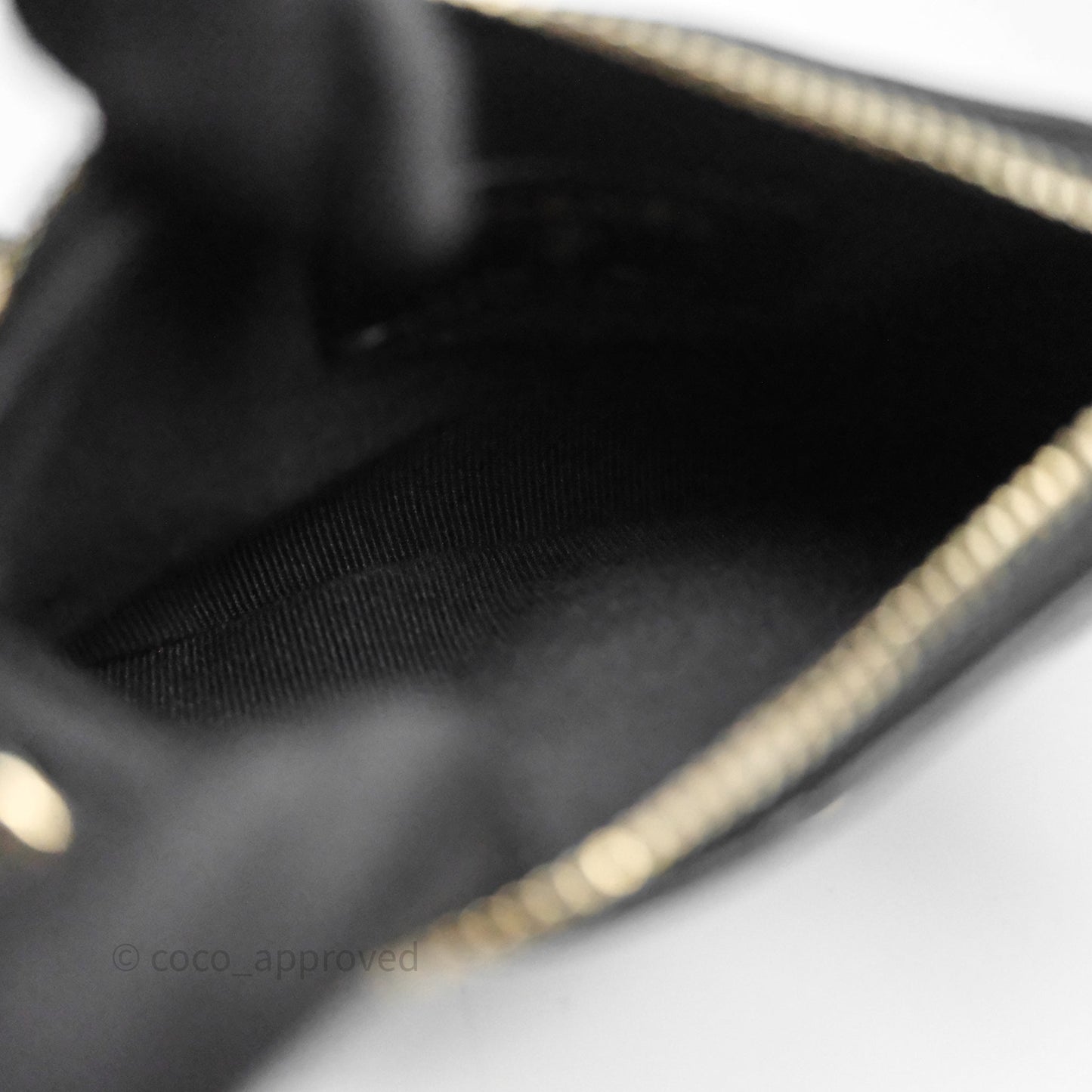 Chanel Mesh Clutch With Chain Black Shiny Lambskin Gold Hardware